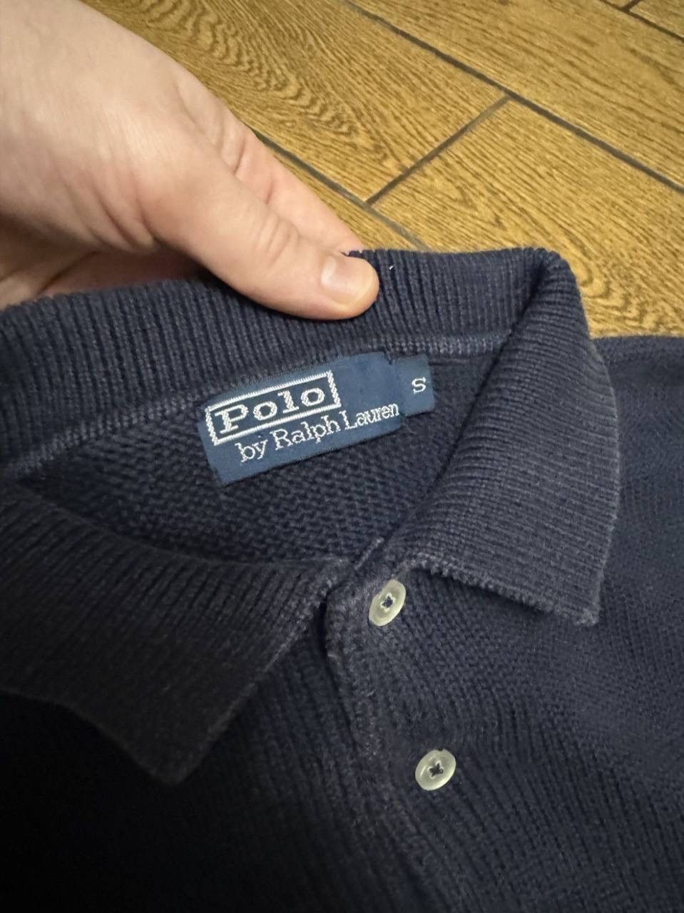 Polo Ralph Lauren × Vintage Vintage Polo Ralph Lauren Distressed Rugby Sweatshirt Size US S / EU 44-46 / 1 - 4 Thumbnail