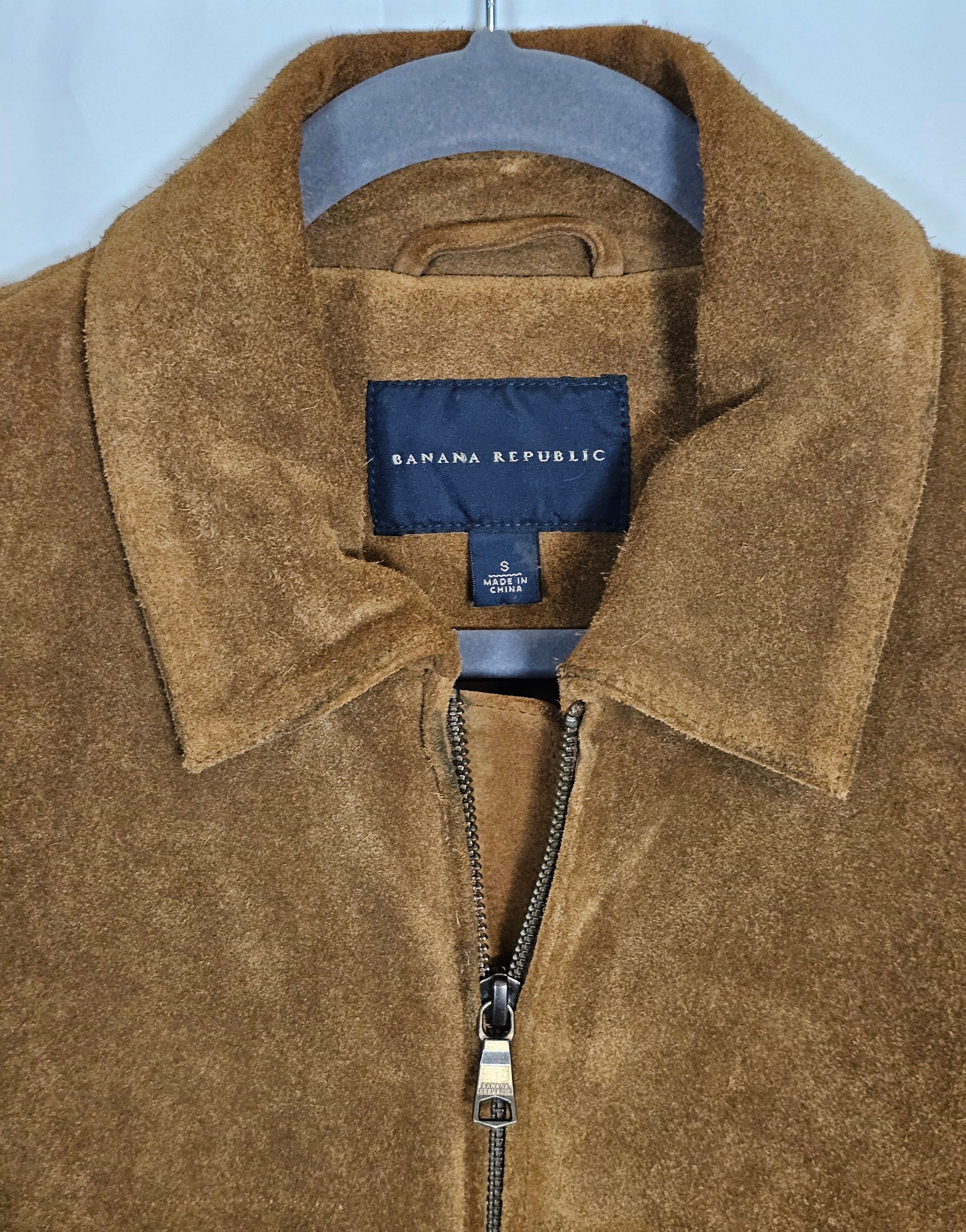 Banana Republic Banana Republic Suede Jacket, Vintage Men's Small EUC Size US S / EU 44-46 / 1 - 9 Thumbnail