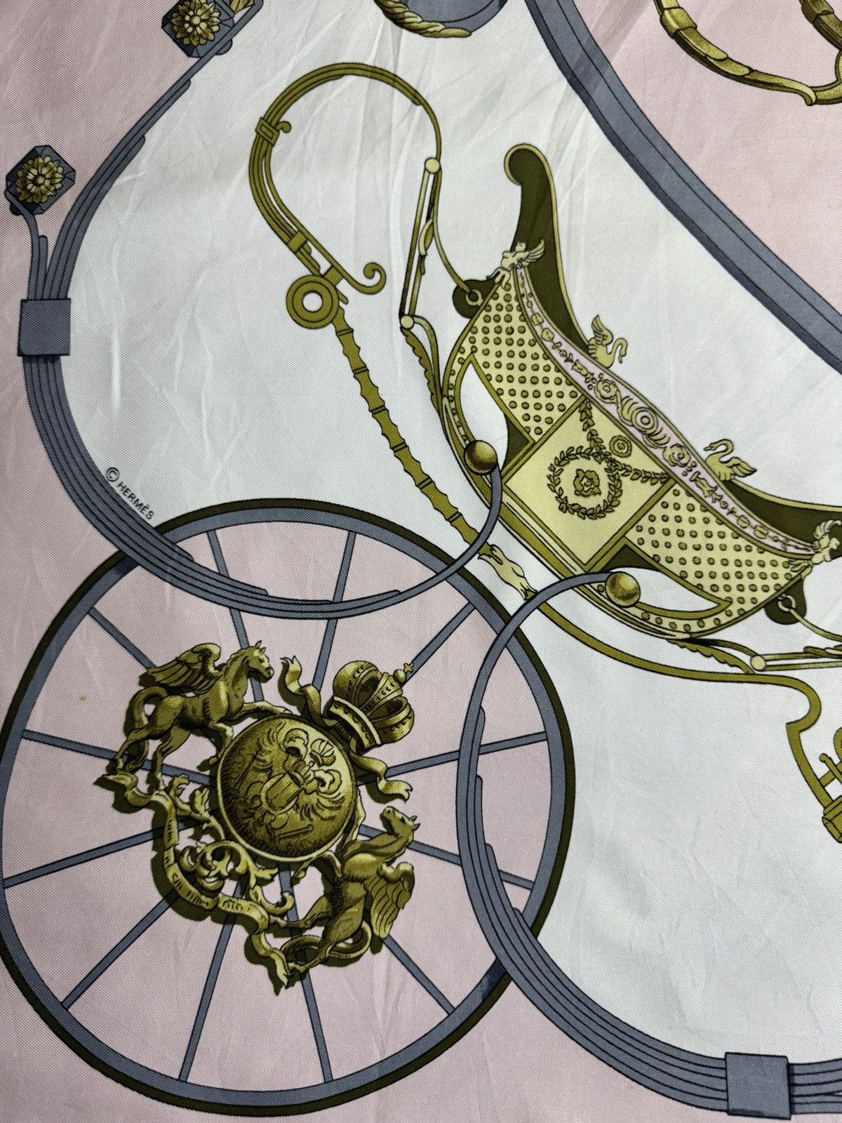 Hermes vintage Hermès Springs scarf designed by Philippe Ledoux Size ONE SIZE - 7 Thumbnail