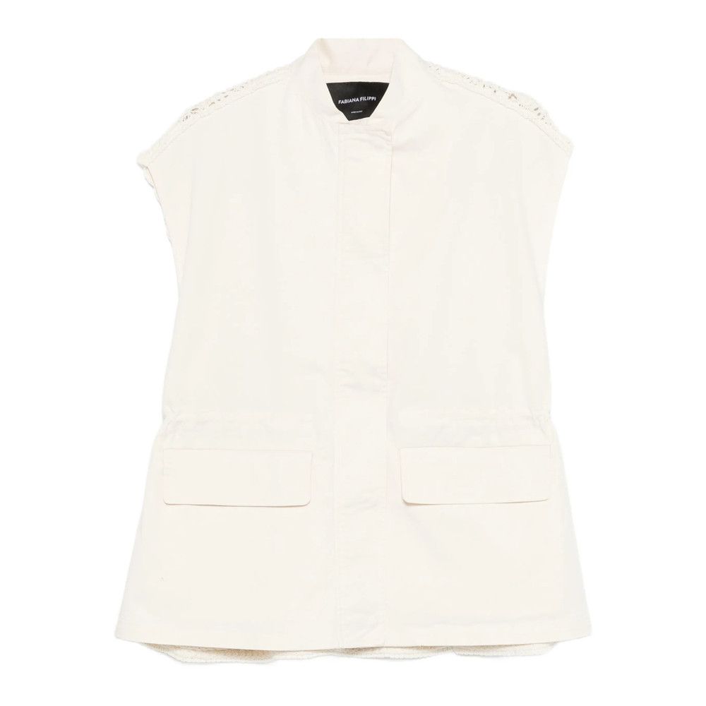Fabiana Filippi Fabiana Filippi NEUTRALS Jackets - Waistcoat & Gilets Size M / US 6-8 / IT 42-44 - 1 Thumbnail