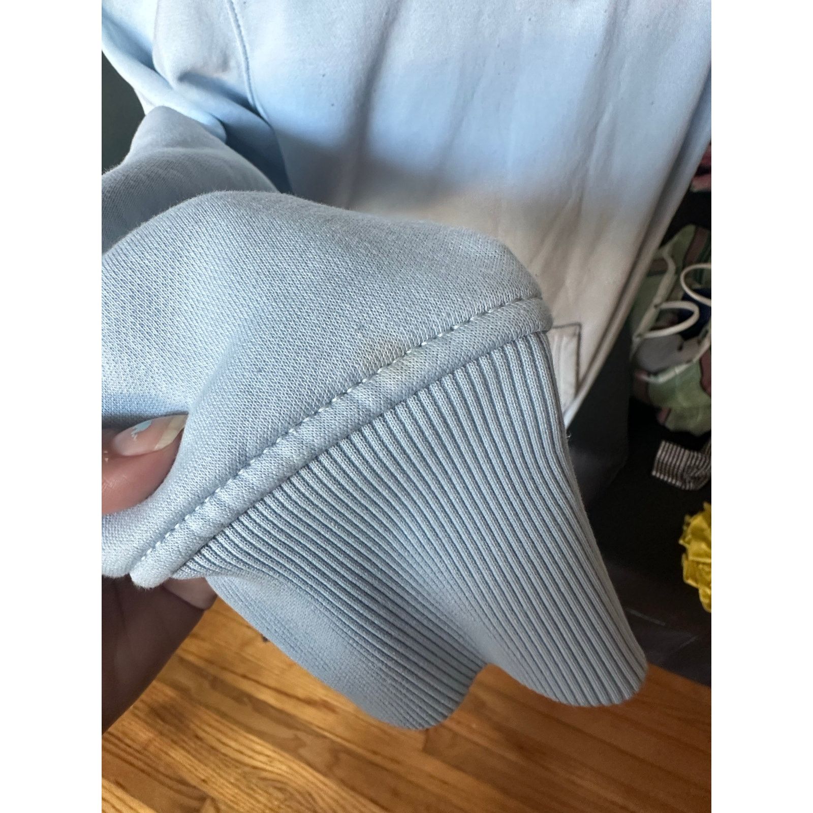 Carhartt Carhartt Light Blue Graphic Hoodie Relaxed Fit | Logo Sleeve Size L / US 10 / IT 46 - 5 Thumbnail
