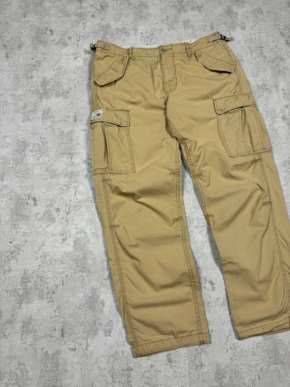 Denim & Supply Ralph Lauren Vintage Denim & Supply Ralph Lauren Cargo Baggy Pants 36/32 Size US 36 / EU 52 - 2 Thumbnail