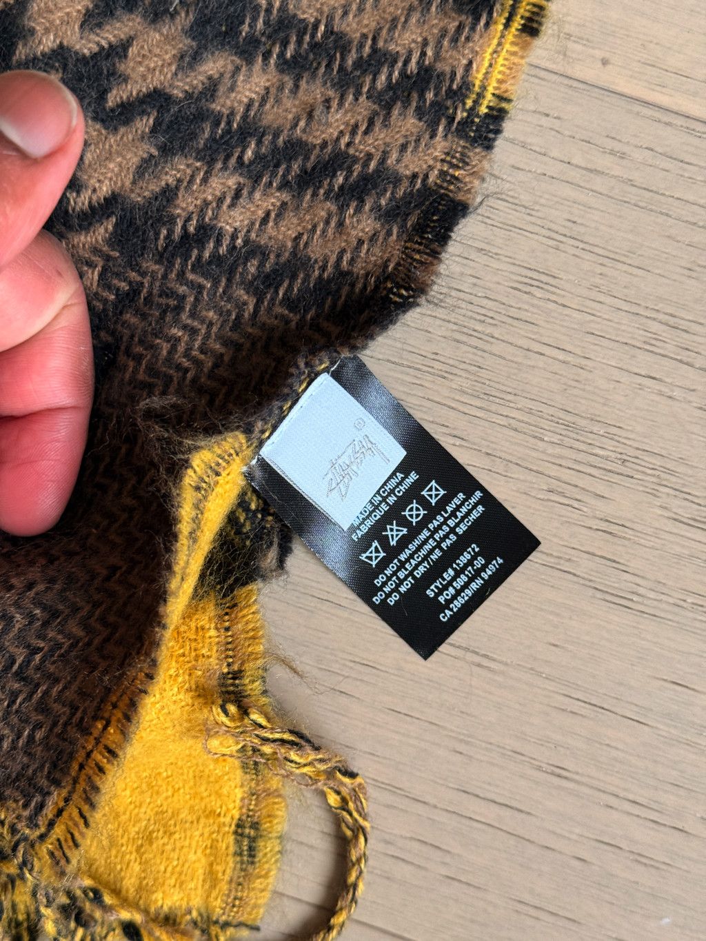 Stussy Stussy Double Faced Wool Scarf Size ONE SIZE - 3 Thumbnail