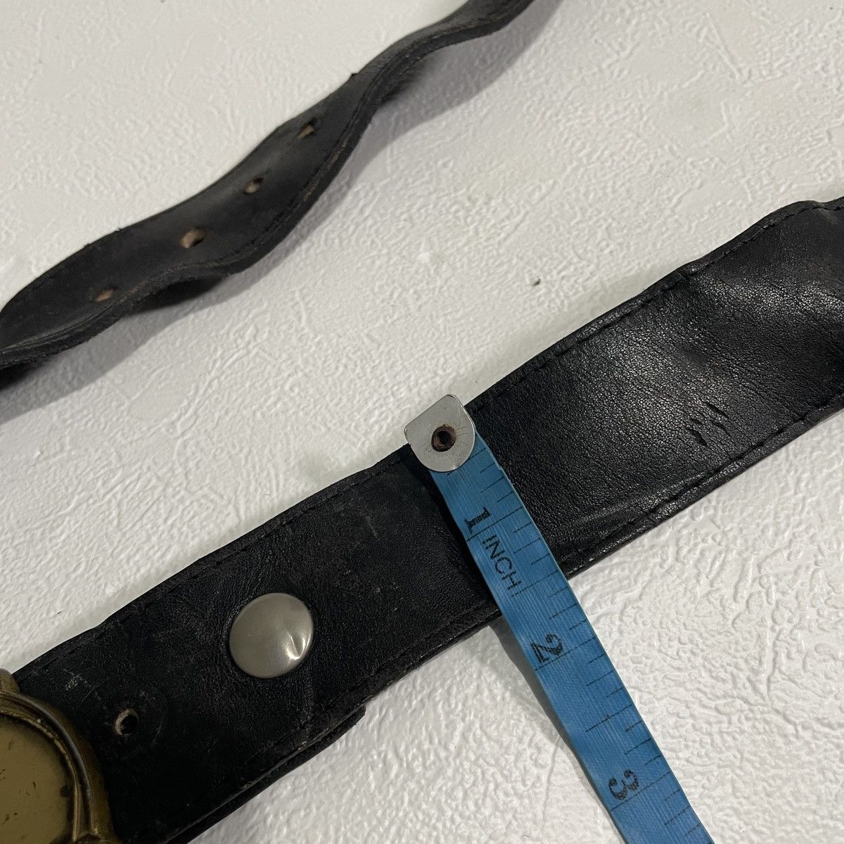 Harley Davidson Vintage 70s Harley Davidson leather belt Size ONE SIZE - 10 Thumbnail
