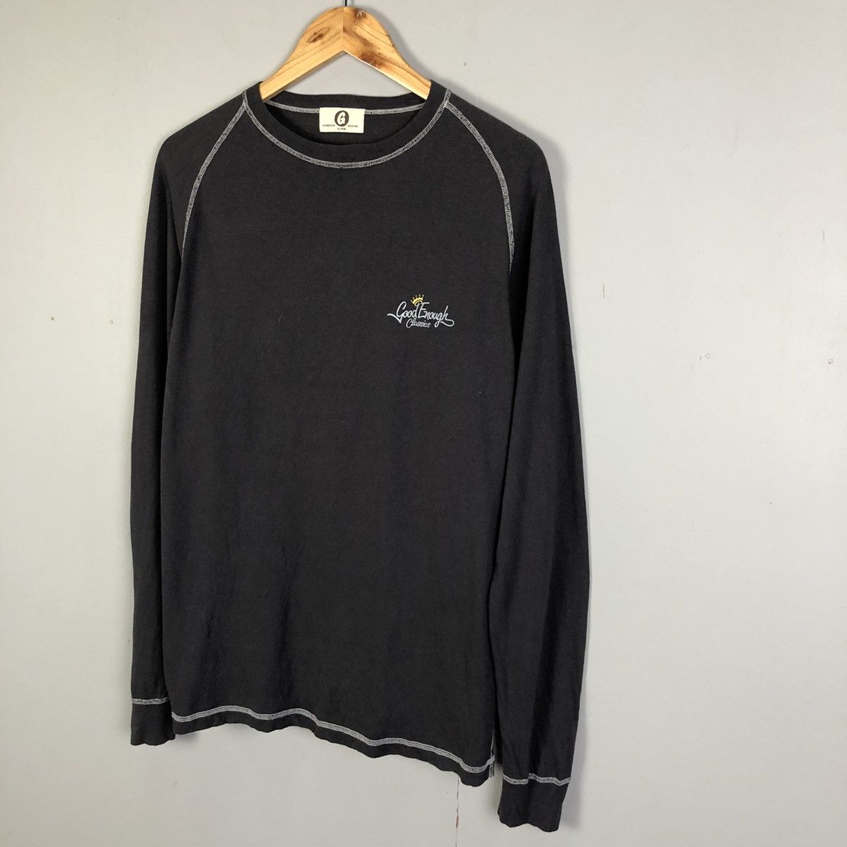 GOODENOUGH Vintage 90s GDEH Good Enough Long Sleeve Tshirt Size US XL / EU 56 / 4 - 2 Thumbnail