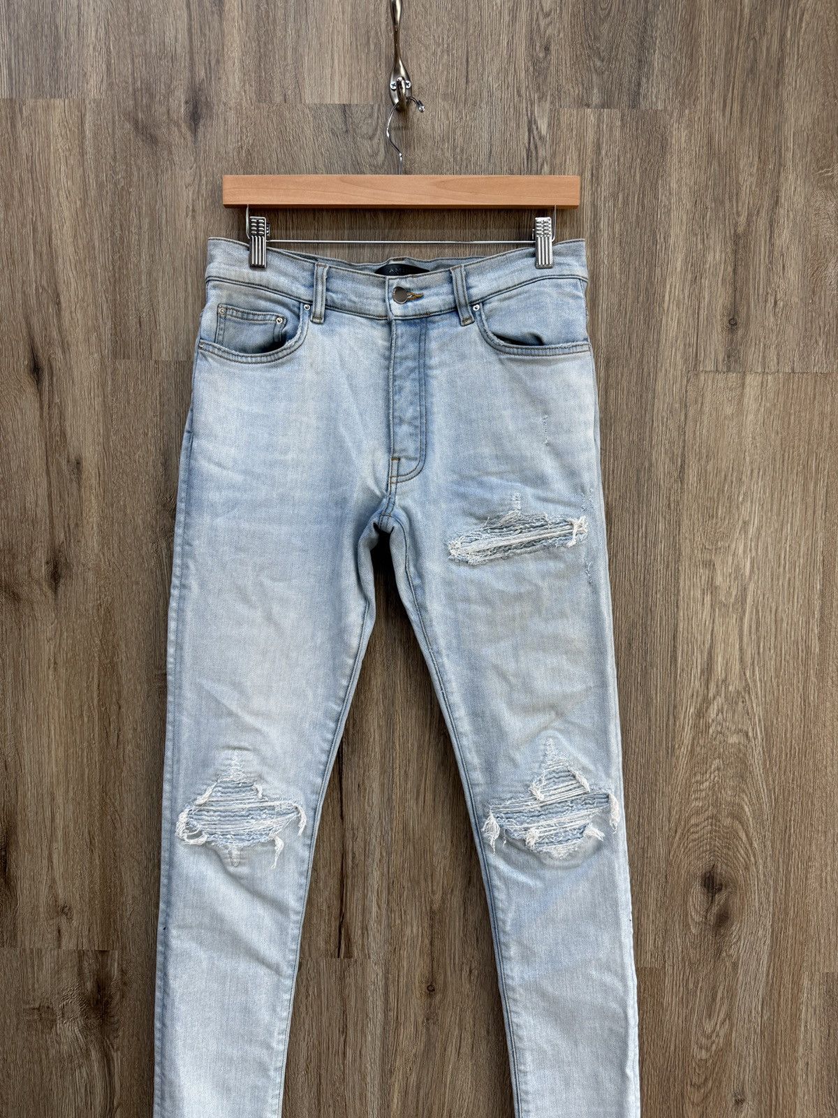 Amiri Amiri Blue Bandana Jeans Size US 30 / EU 46 - 2 Thumbnail
