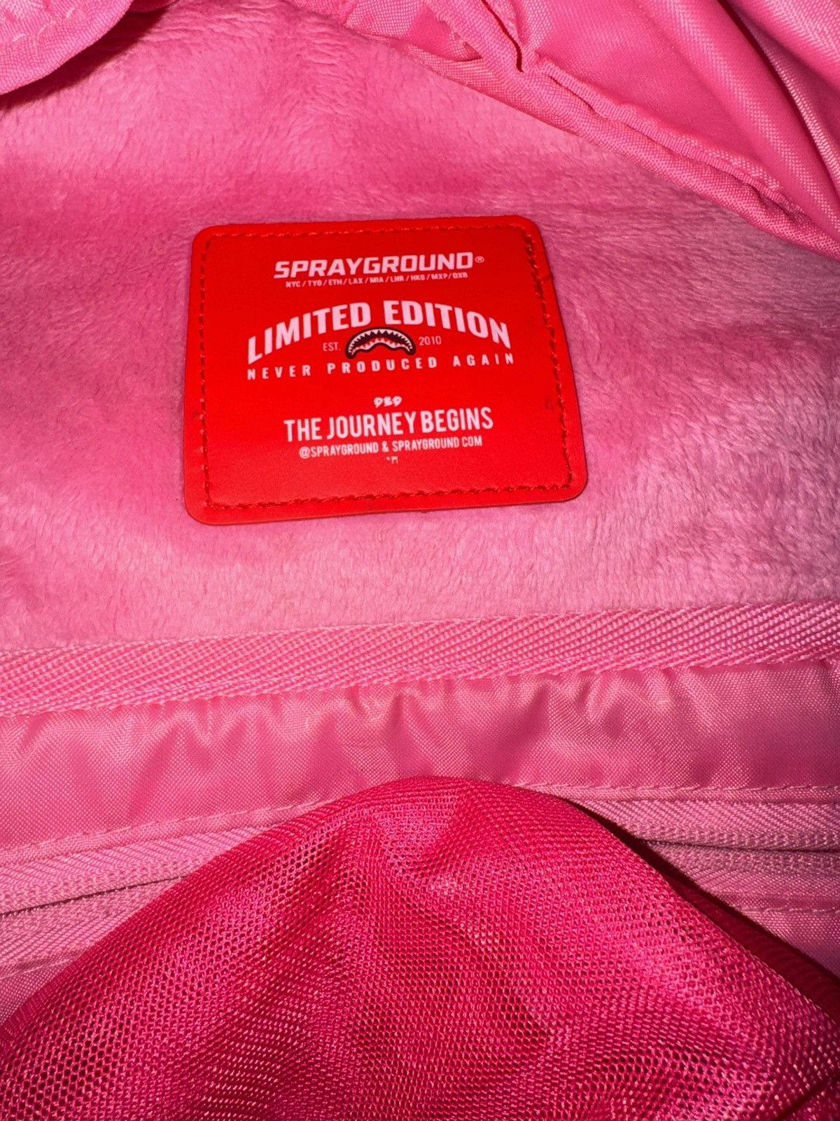 Sprayground Pink Panther Money Stack Sprayground Bookbag Size ONE SIZE - 4 Thumbnail