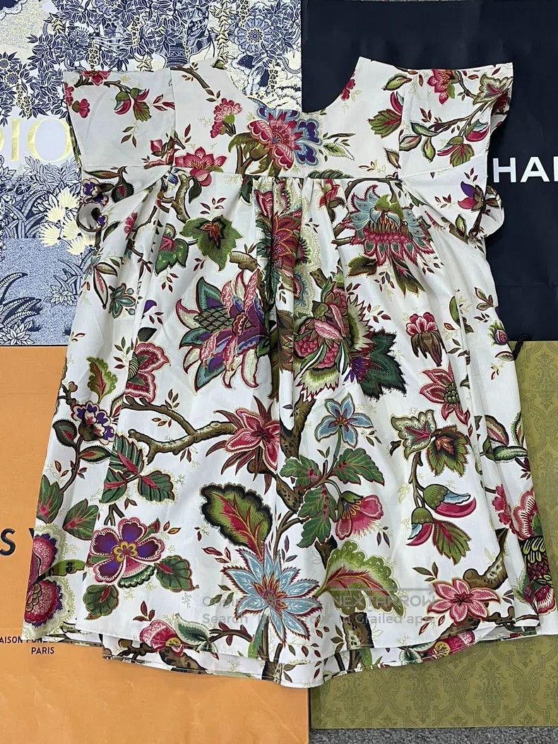 Dior Dior Colour-printed short sleeves with small flying sleeve Size XS / US 0-2 / IT 36-38 - 3 Thumbnail