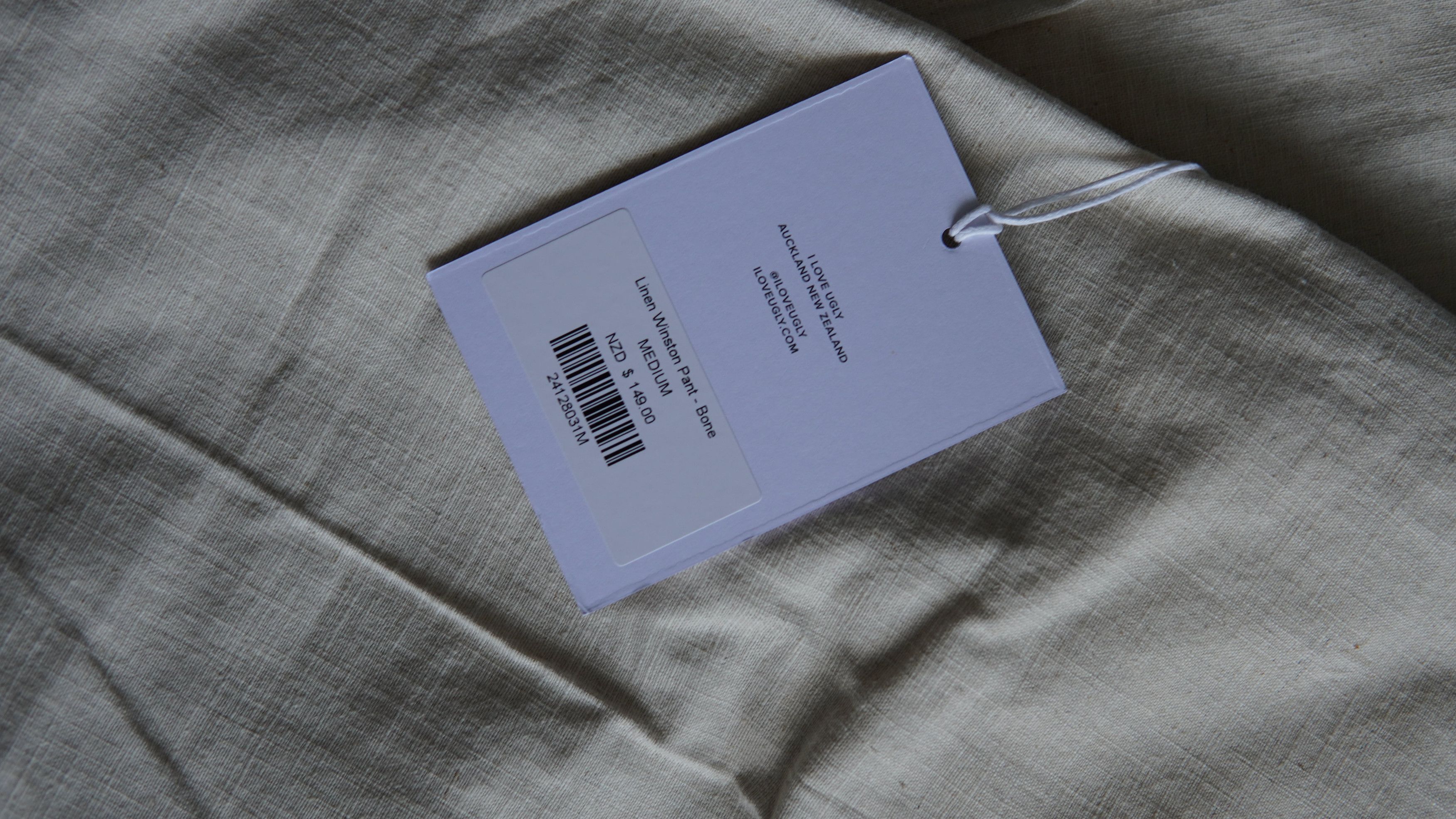 I Love Ugly I Love Ugly Winston Pants – Linen – M Size US 32 / EU 48 - 2 Thumbnail
