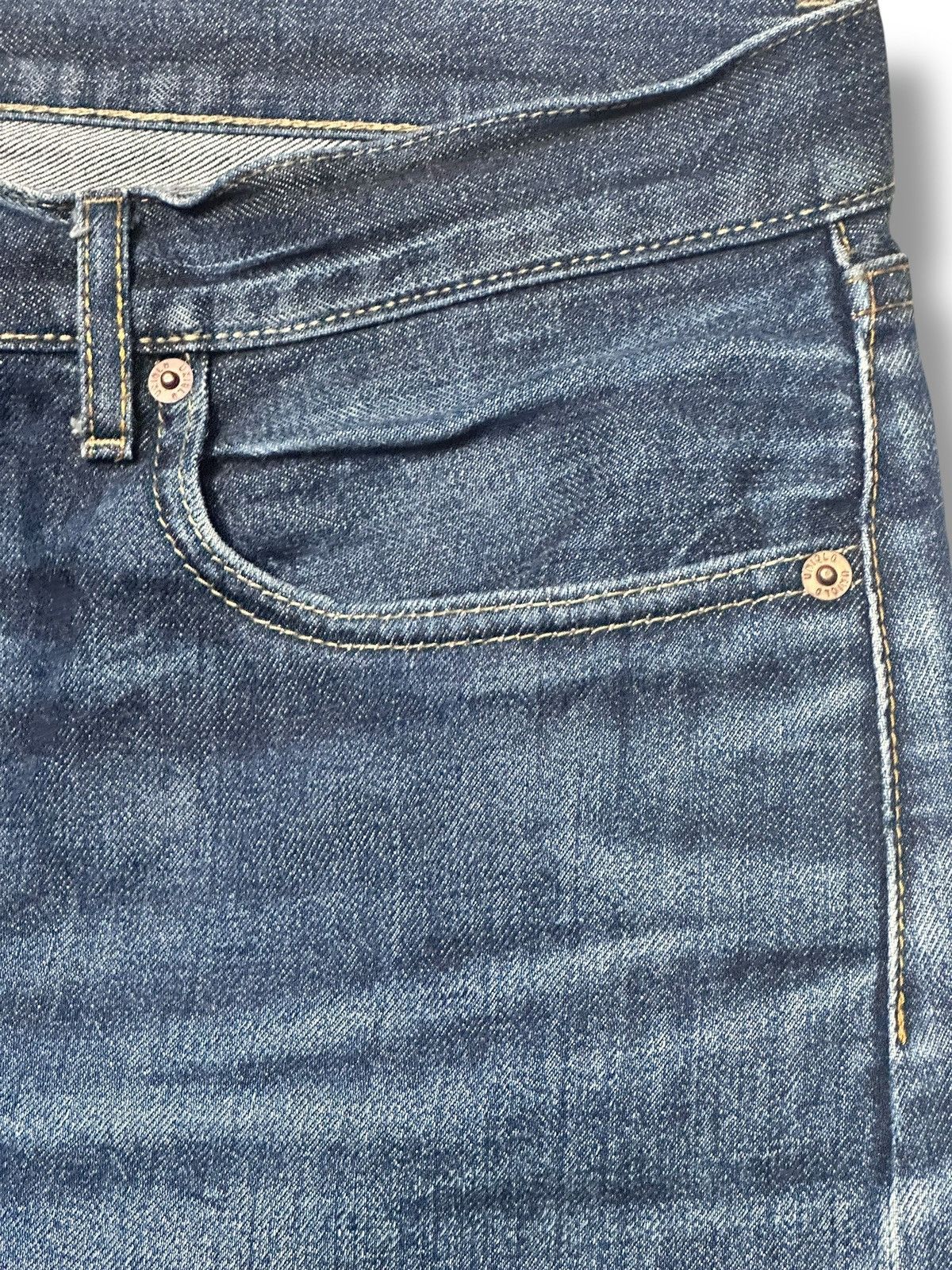 Uniqlo UNIQLO Selvedge Vintage Denim Kaihara Jeans Straight Leg Size US 37 - 8 Thumbnail