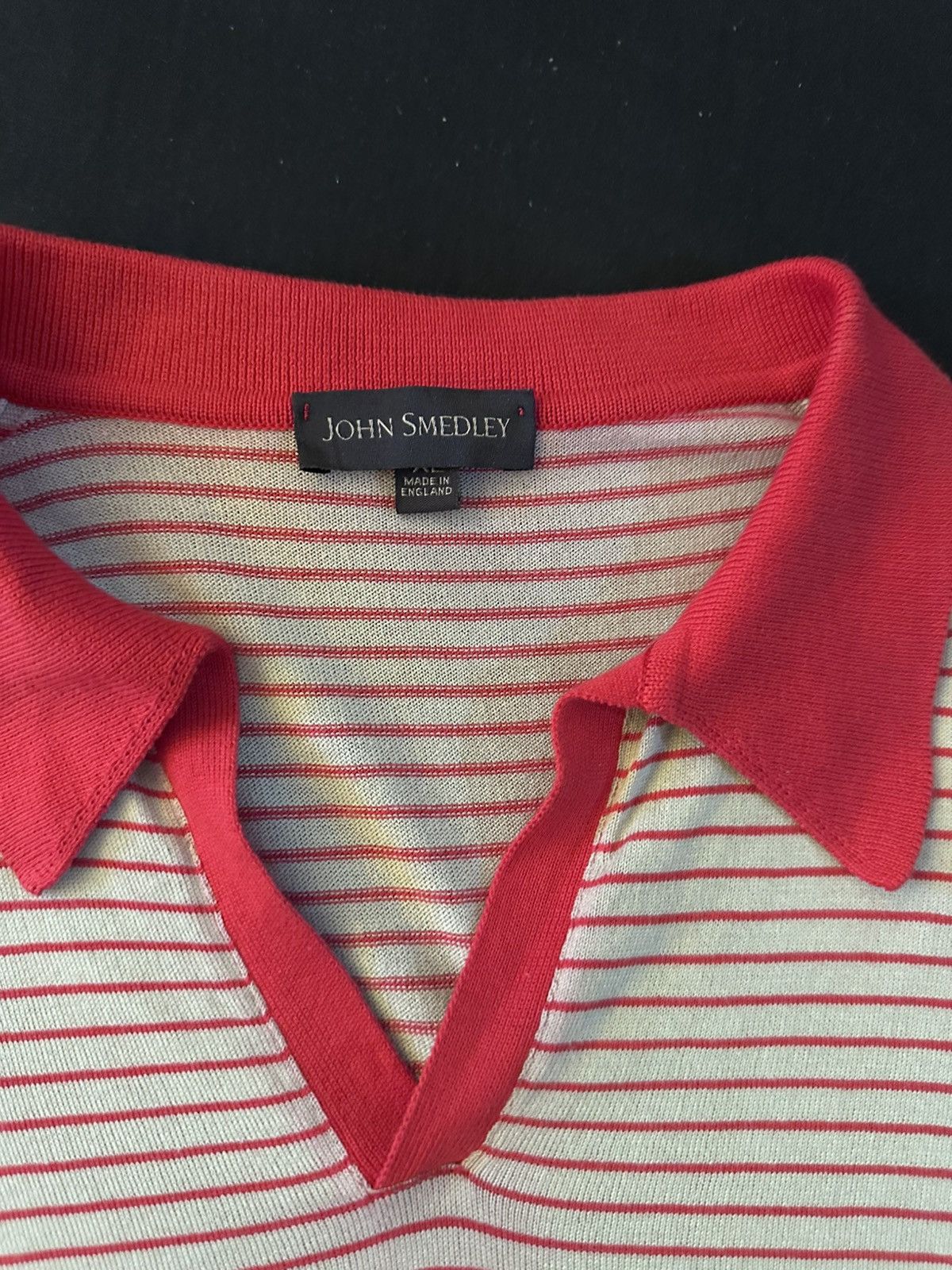 John Smedley John Smedley Striped Polo Size US XL / EU 56 / 4 - 2 Thumbnail