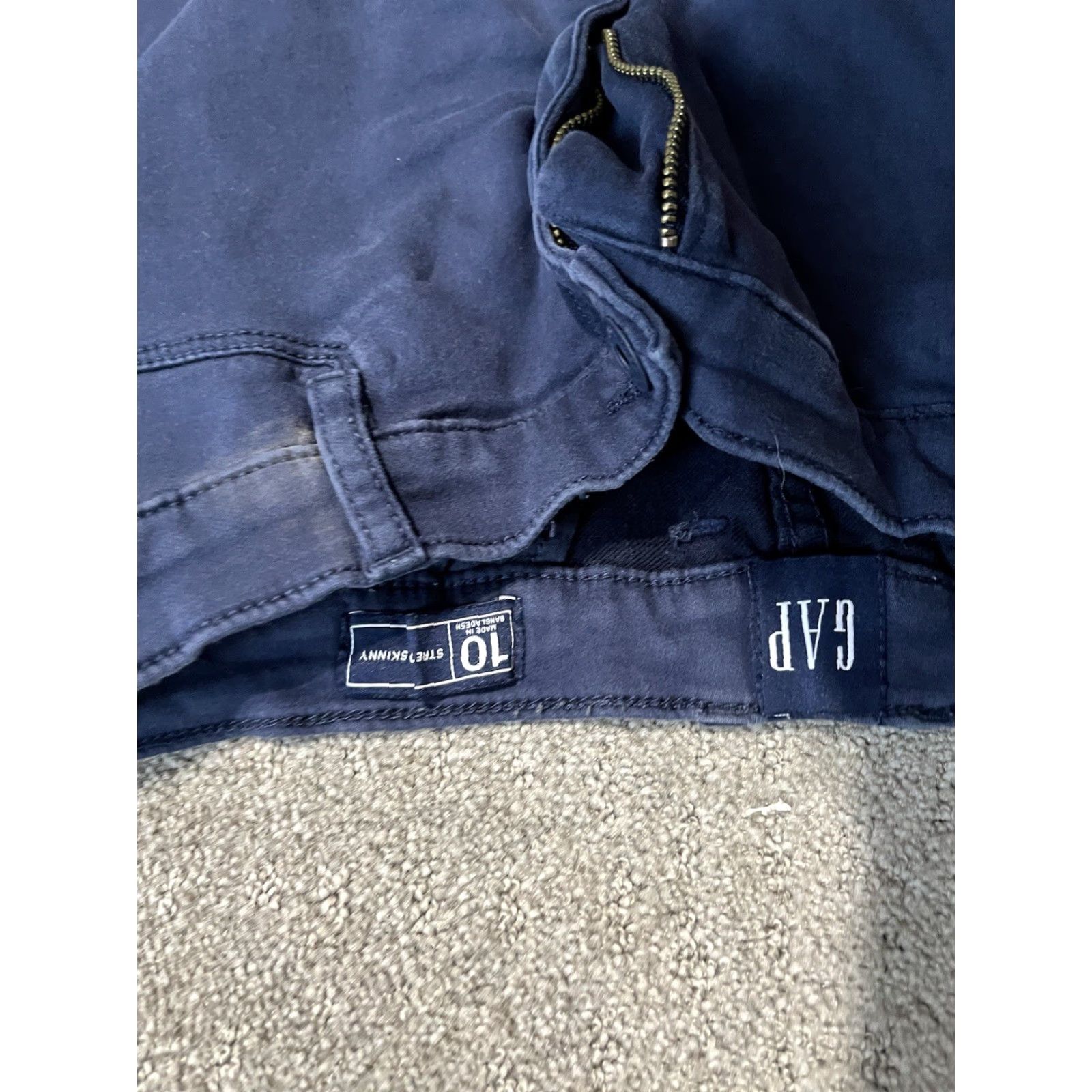 Gap Gap Pants Women's Size 10 Regular Stretch Skinny Navy Blue Womens Size 32" / US 10 / IT 46 - 5 Thumbnail
