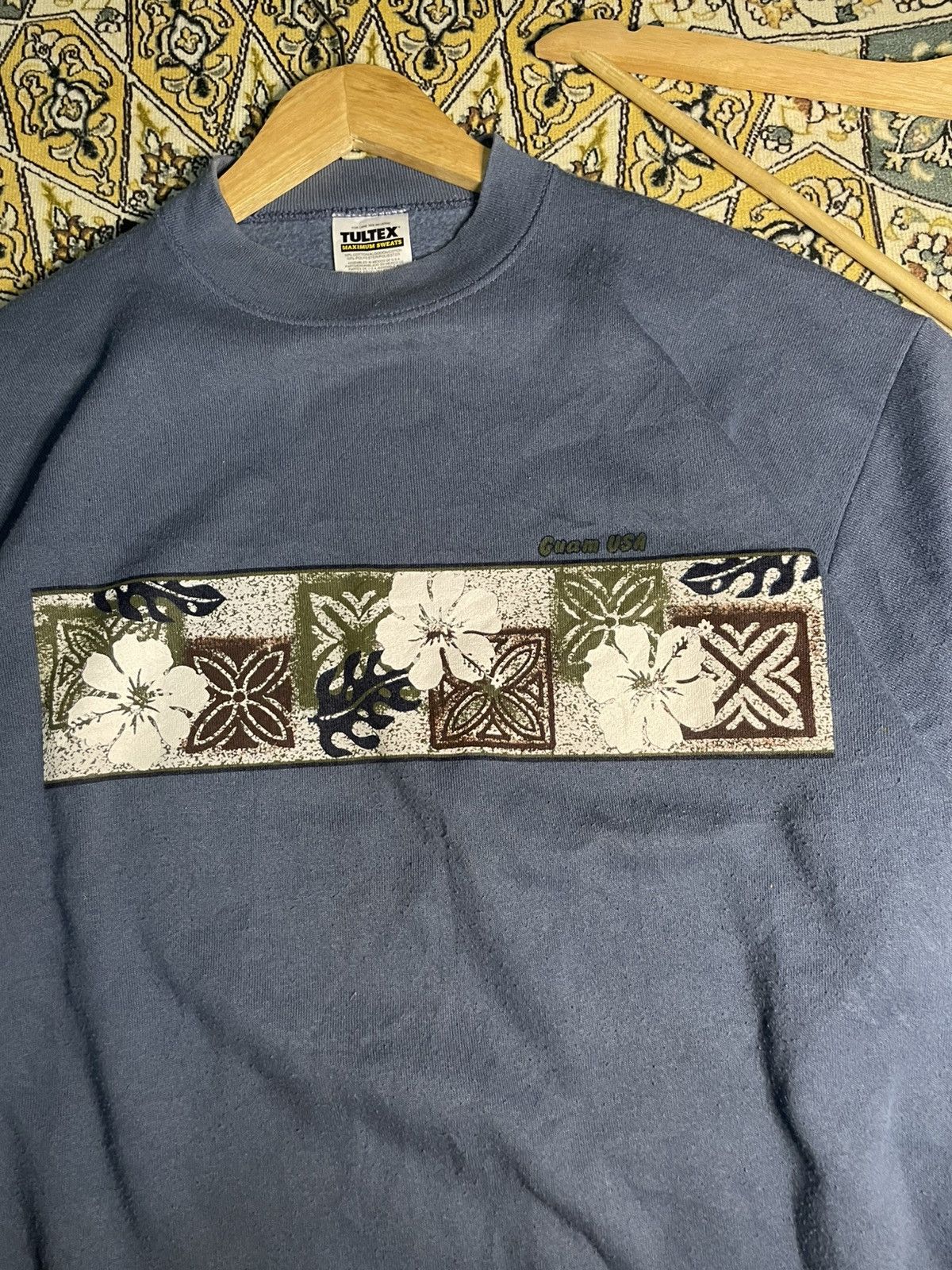 Tultex Vintage 90s Hawai Guam X Tultex Size US L / EU 52-54 / 3 - 2 Thumbnail