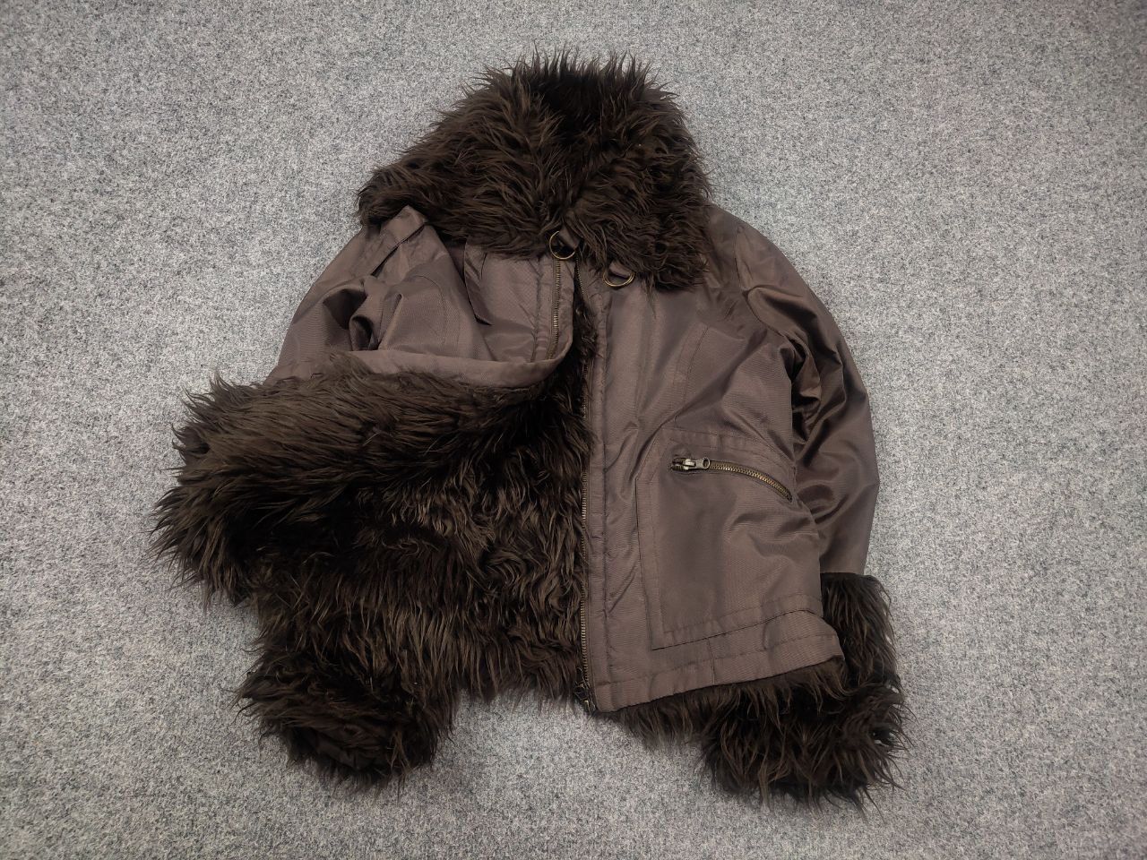 If Six Was Nine Vintage Opium Japan Fur LGB If Six Was Nine Style Jacket Y2K Size M / US 6-8 / IT 42-44 - 2 Thumbnail