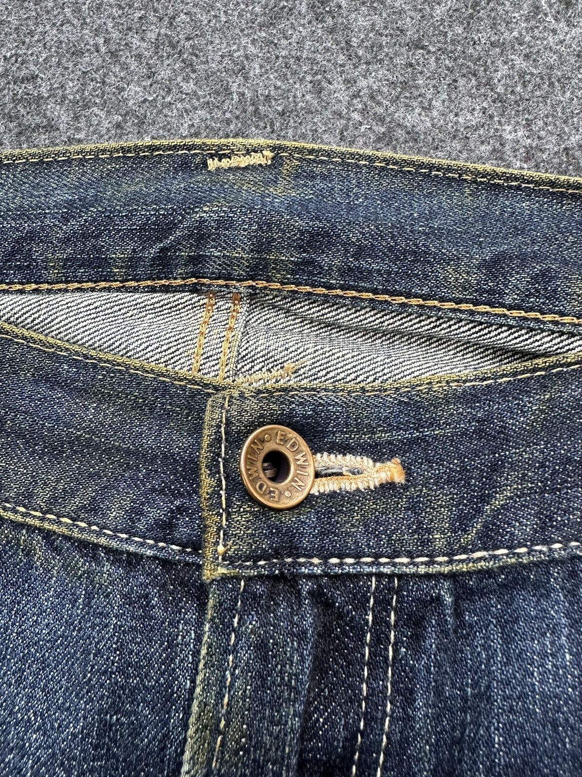 Edwin Vintage Edwin 505s Selvedge Dirty Style Denim 36x32 D66 Size US 36 / EU 52 - 11 Thumbnail