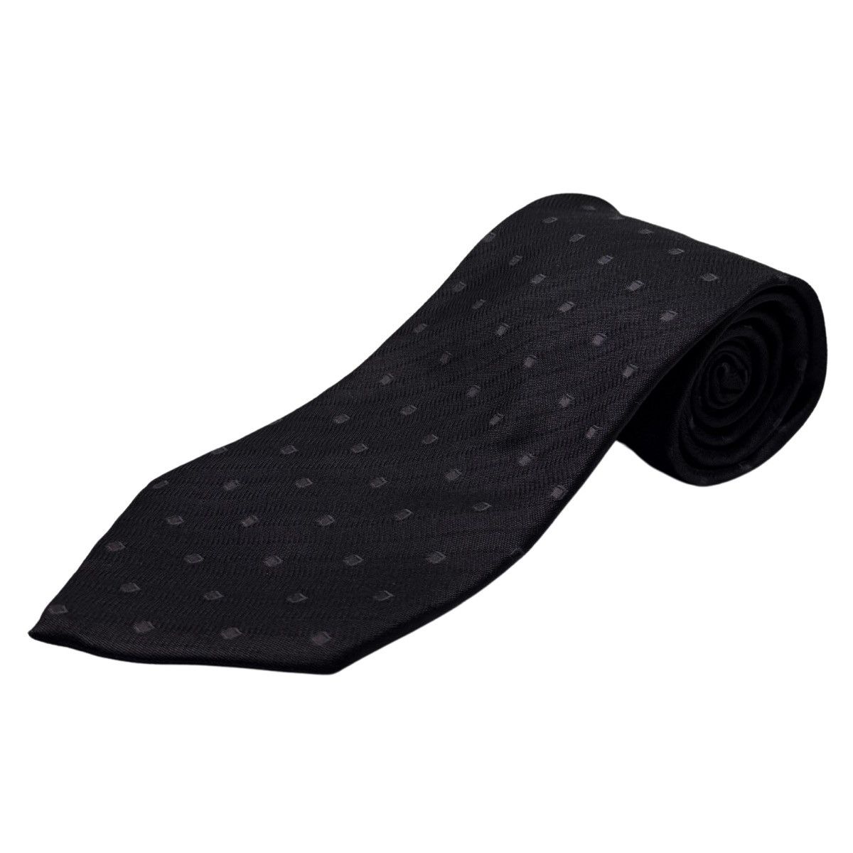 Ermenegildo Zegna Ermenegildo Zegna Silk Tie, Black, Made in Italy, Like New Size ONE SIZE - 1 Thumbnail