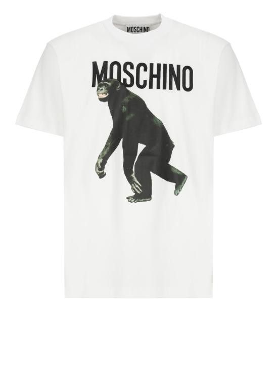 Moschino MOSCHINO Men T-Shirts 0713 02411001 White Size US XS / EU 42 / 0 - 1 Thumbnail