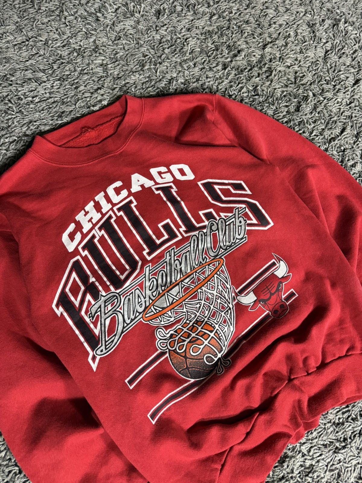 Logo 7 Chicago Bulls Vintage Logo 7 Licensed 1990Crewneck Size US S / EU 44-46 / 1 - 2 Thumbnail