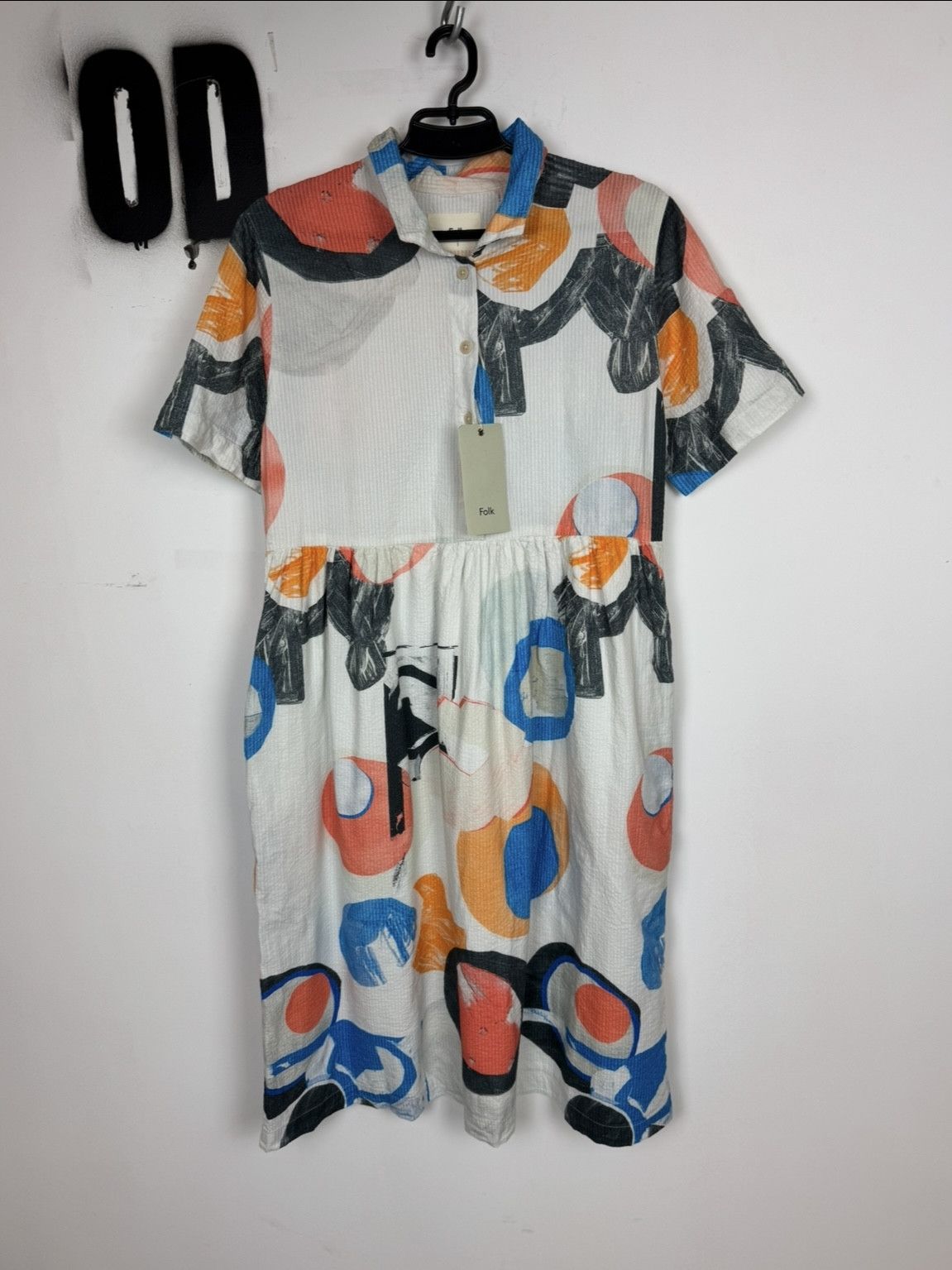 NWT Folk Loom Dress Multicolor Cotton Size 3