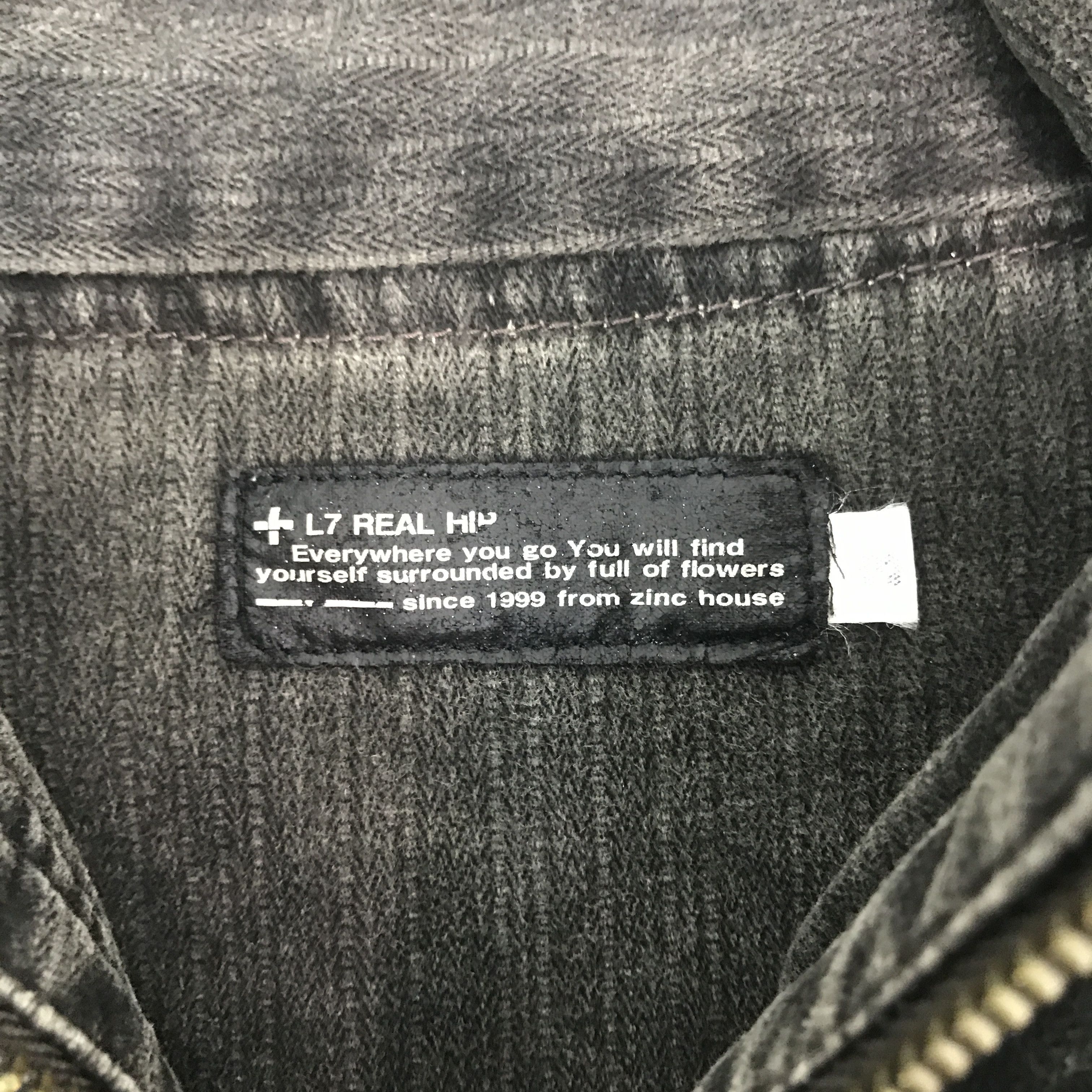 Japanese Brand × L7 Real Hip Vintage L7 Real hip Black Denim punk Jacket Size US M / EU 48-50 / 2 - 9 Thumbnail