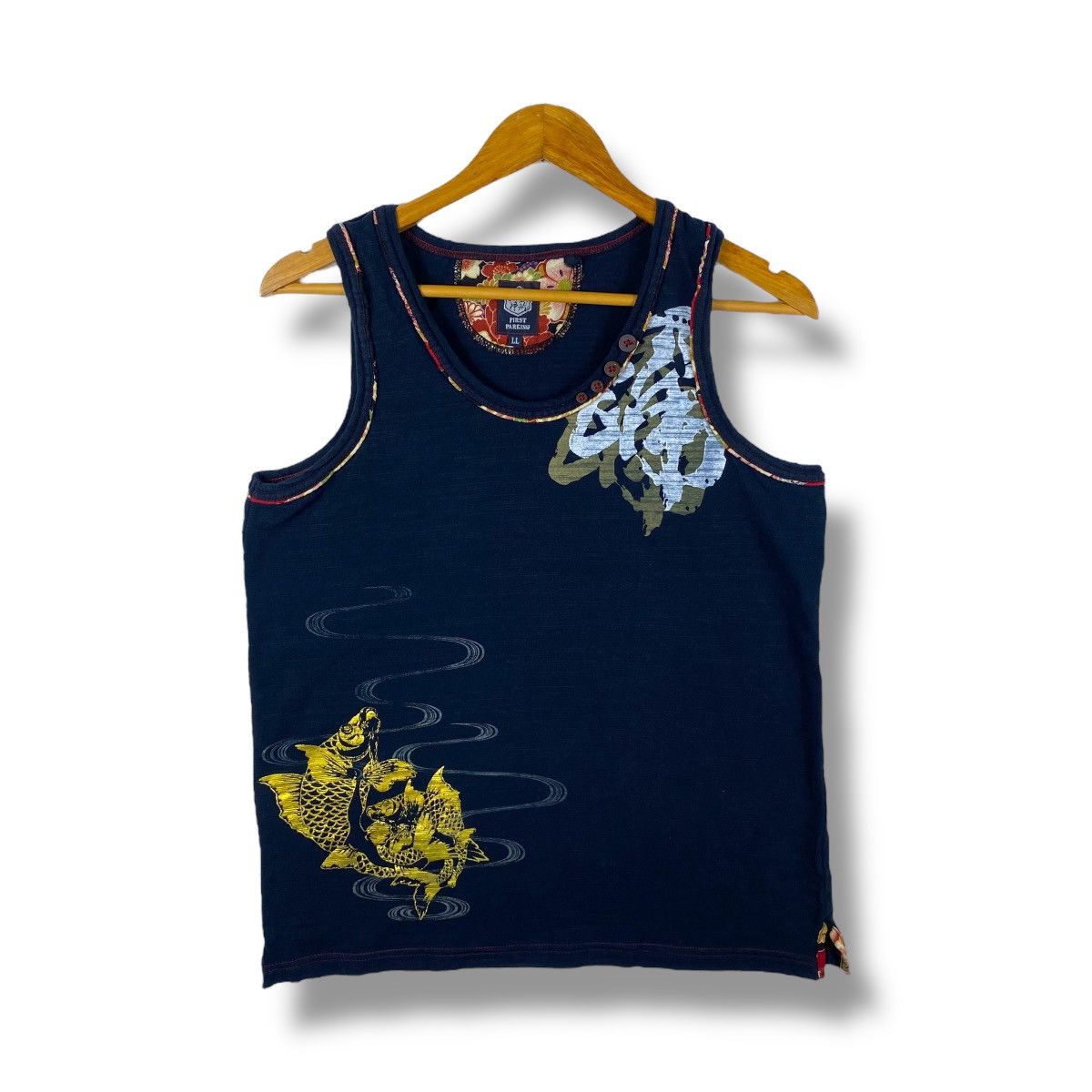 Japanese Brand Japanese Oriental FIRST PARKING Sukajan Style Graphic Size US L / EU 52-54 / 3 - 1 Thumbnail