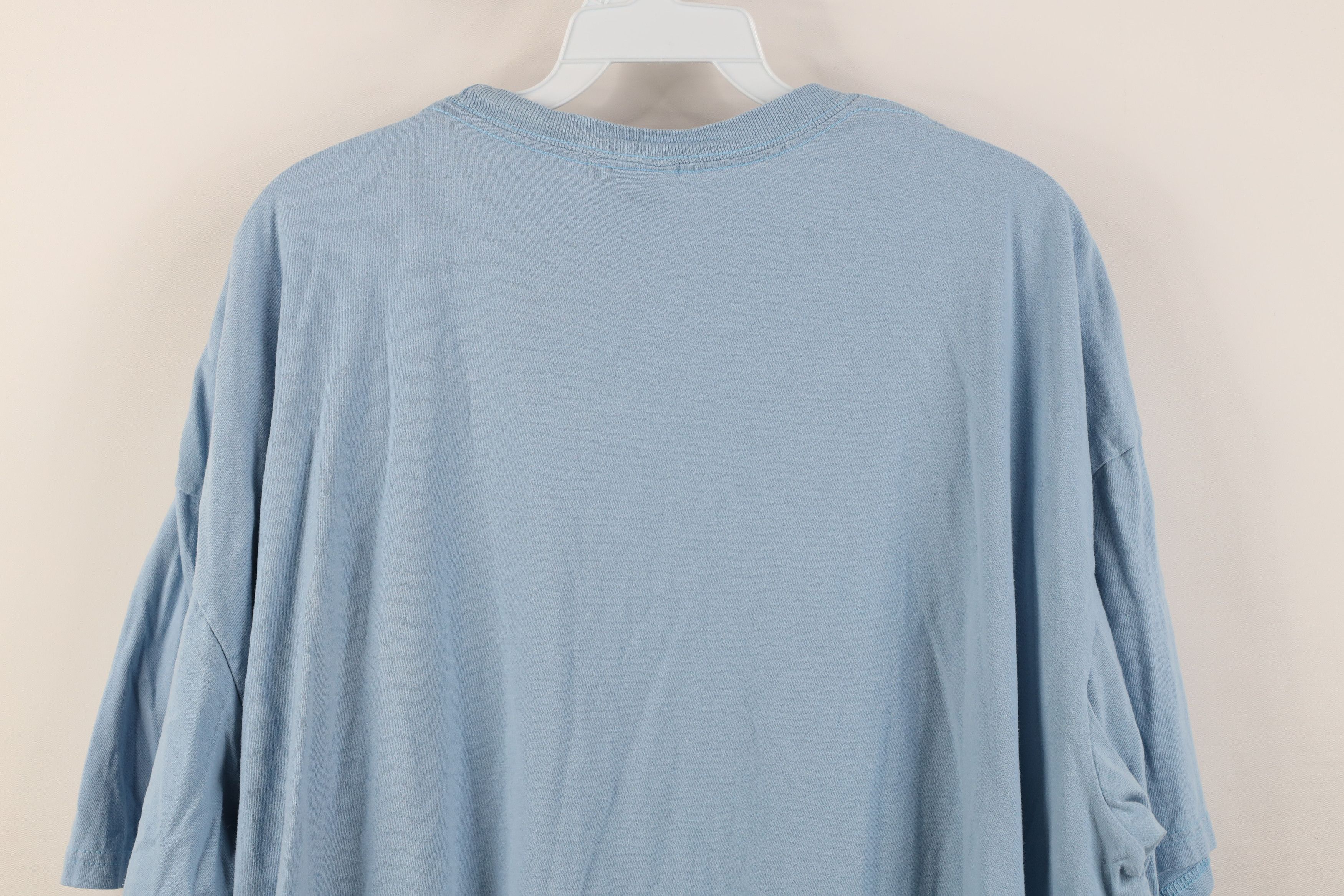 Nike Vintage Nike Scott Mini Swoosh T-Shirt Carolina Blue Cotton Size US XXL / EU 58 / 5 - 12 Thumbnail