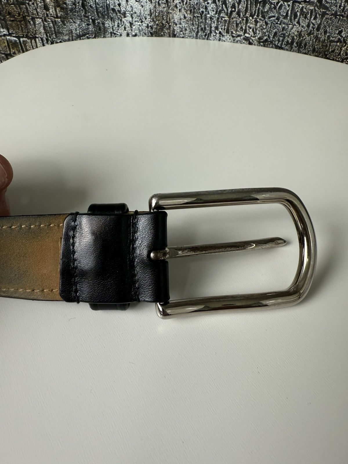Prada Prada Belt Leather Black Size ONE SIZE - 11 Thumbnail