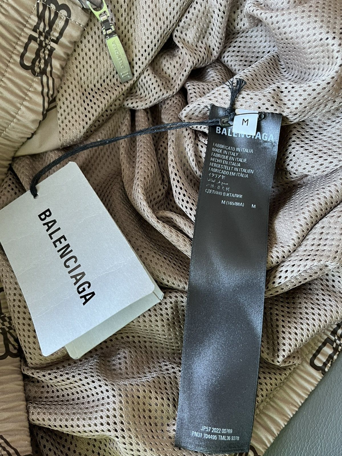 Balenciaga Super Runway Rare Brand New Balenciaga BB Monogram Jacket Size US XXL / EU 58 / 5 - 6 Thumbnail