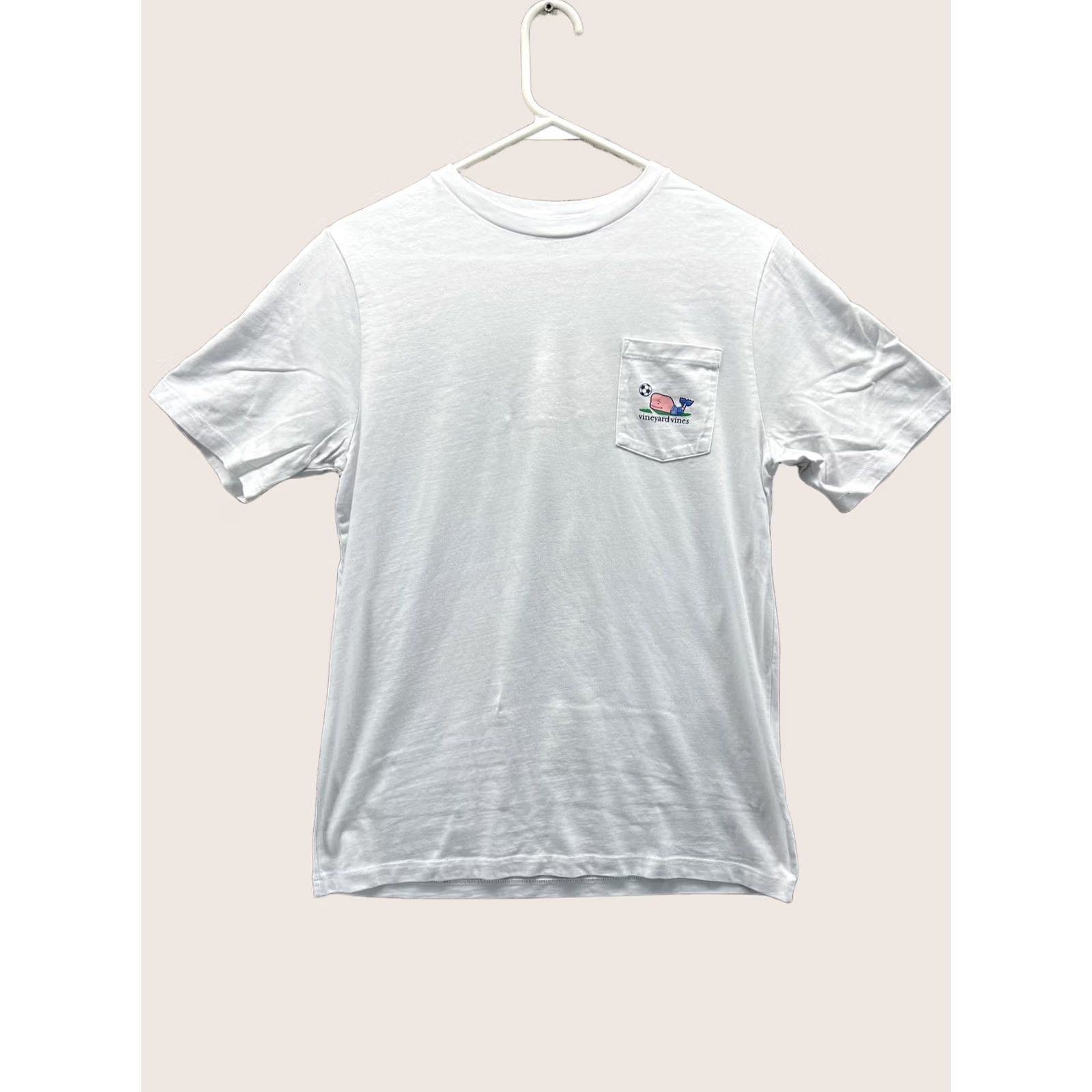 Vineyard Vines VINEYARD VINES Shirt Mens XL White Soccer Whale Pocket Tee Tagless Casual Tee Shirt Size US XL / EU 56 / 4 - 1 Thumbnail