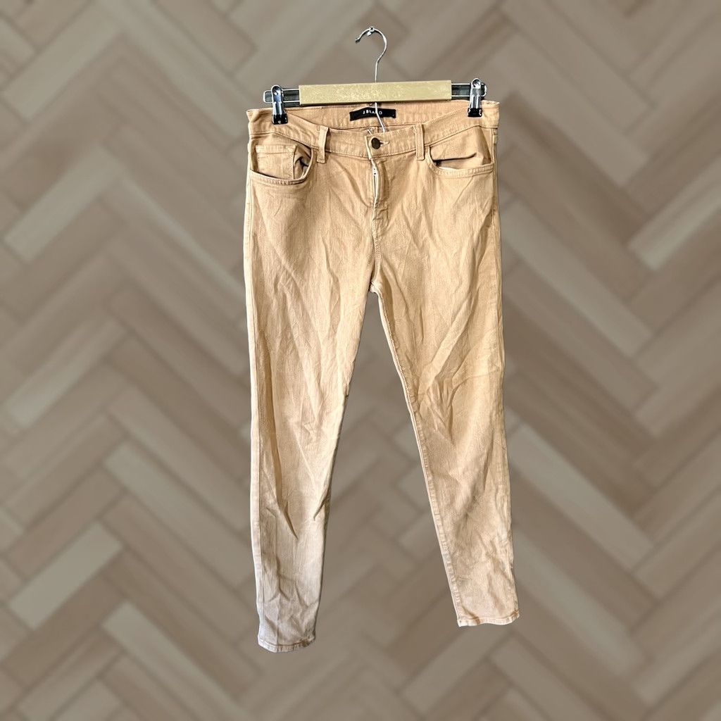 J Brand J Brand Mens Brown Skinny Leg Pants Tapered Size 30 x 28 Chino Regular Inseam 28 Mens Brown Skinny Leg Tapered Pants 30 28 Size US 30 / EU 46 - 1 Thumbnail