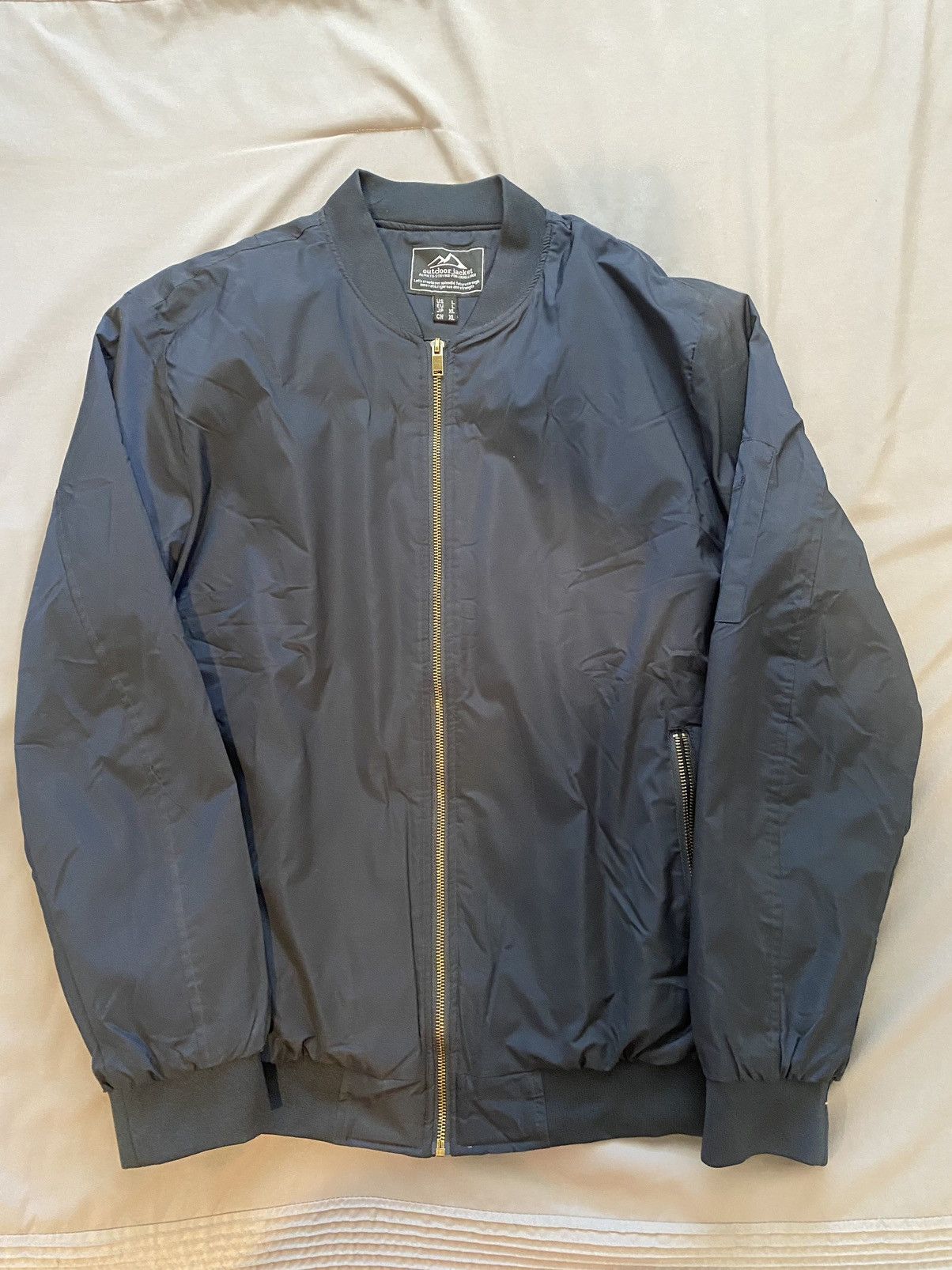 Other Navy Blue Bomber Jacket Size US L / EU 52-54 / 3 - 1 Thumbnail