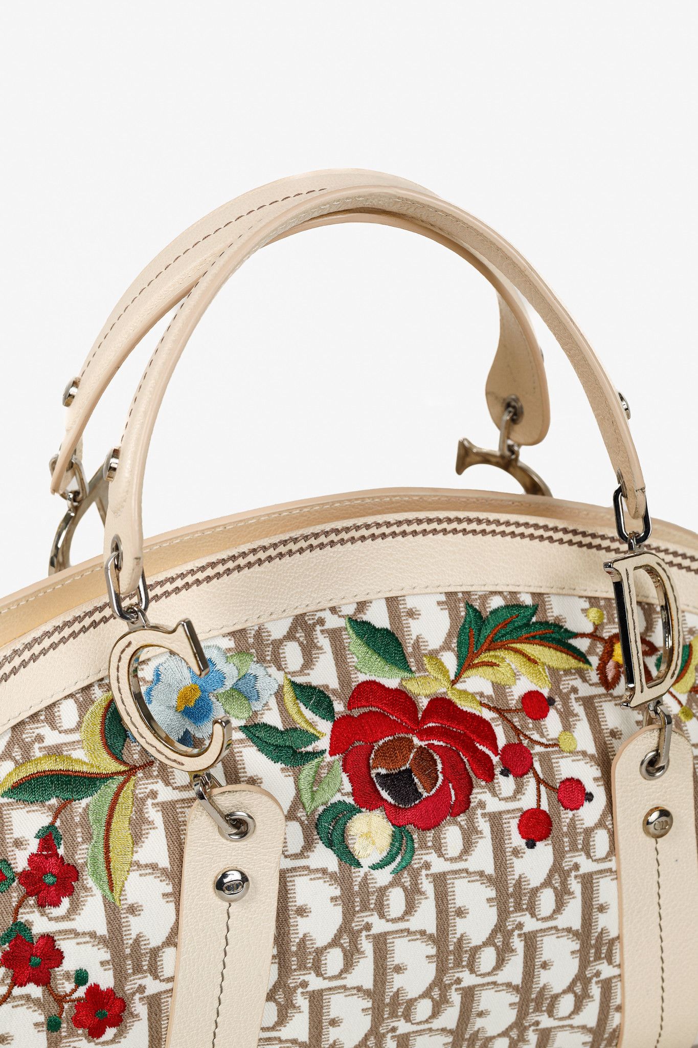 Dior Christian Dior Vintage Flowers Monogram Embroidered Bag Size ONE SIZE - 7 Thumbnail