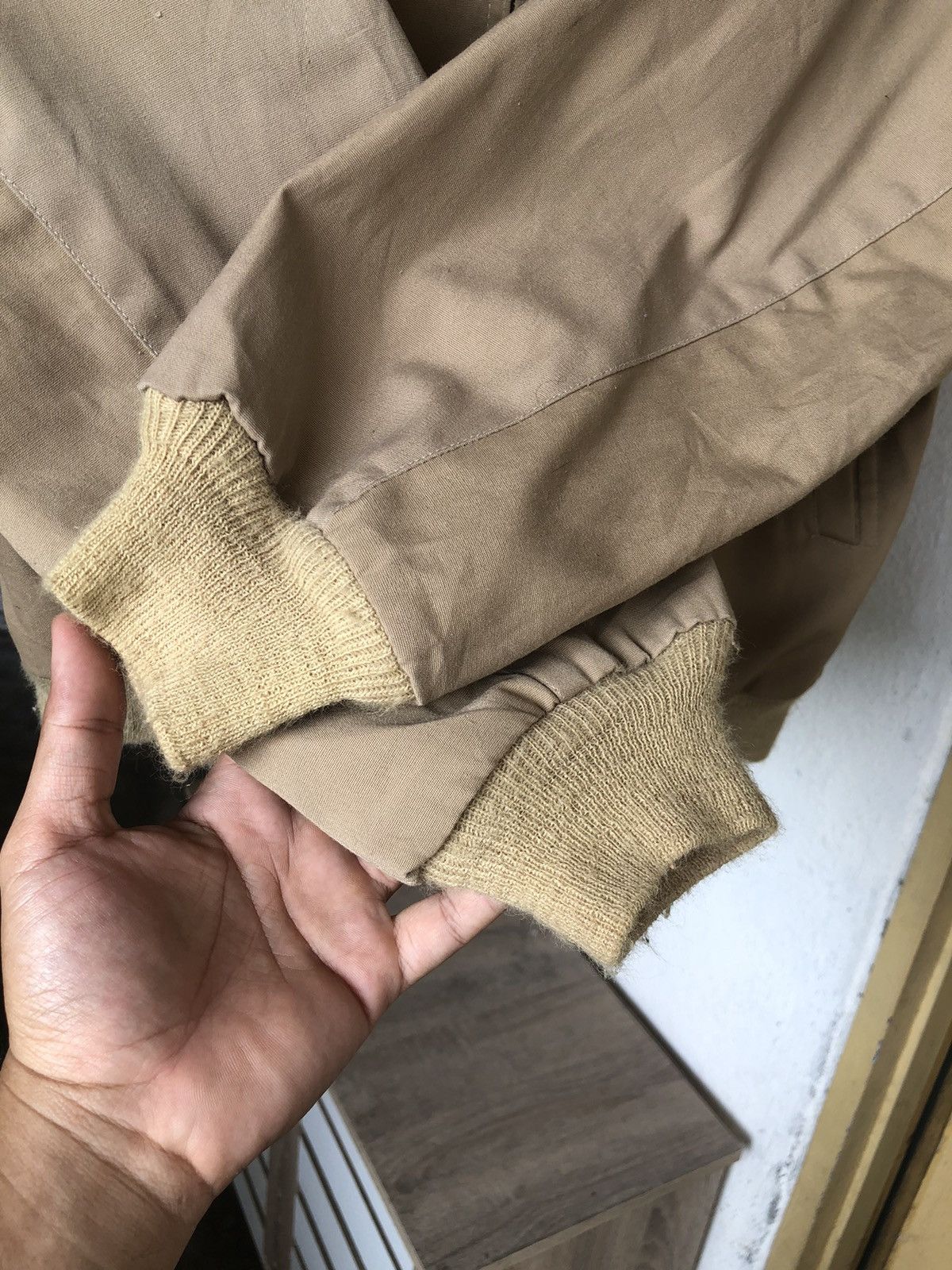 Vintage Vintage 80s Cargo Plain Bomber Jacket Talon Zipper Size US M / EU 48-50 / 2 - 10 Thumbnail