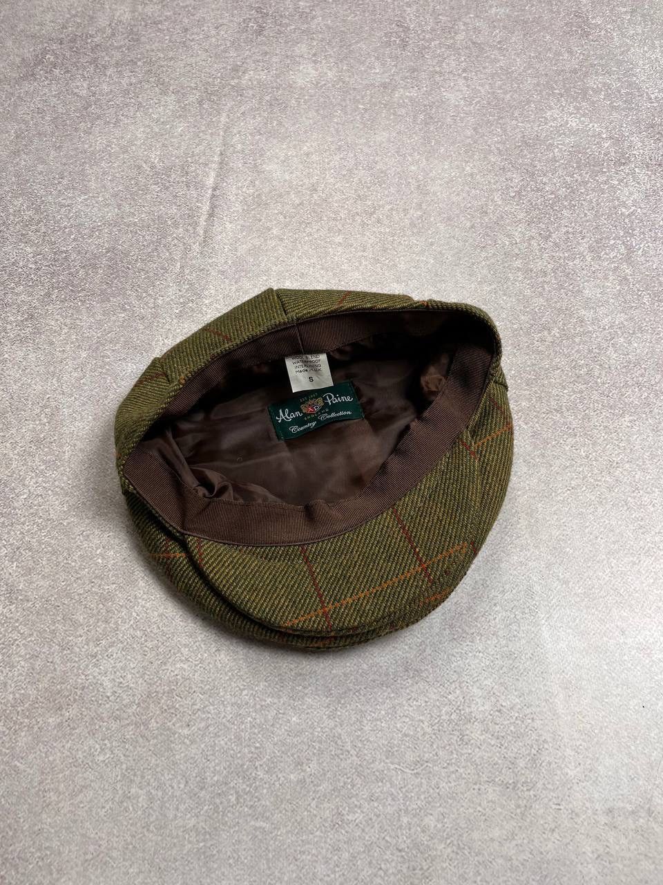 Alan Paine × Vintage Vintage Alan Paine Beret Nova Check Hat Y2K Os Size ONE SIZE - 4 Thumbnail