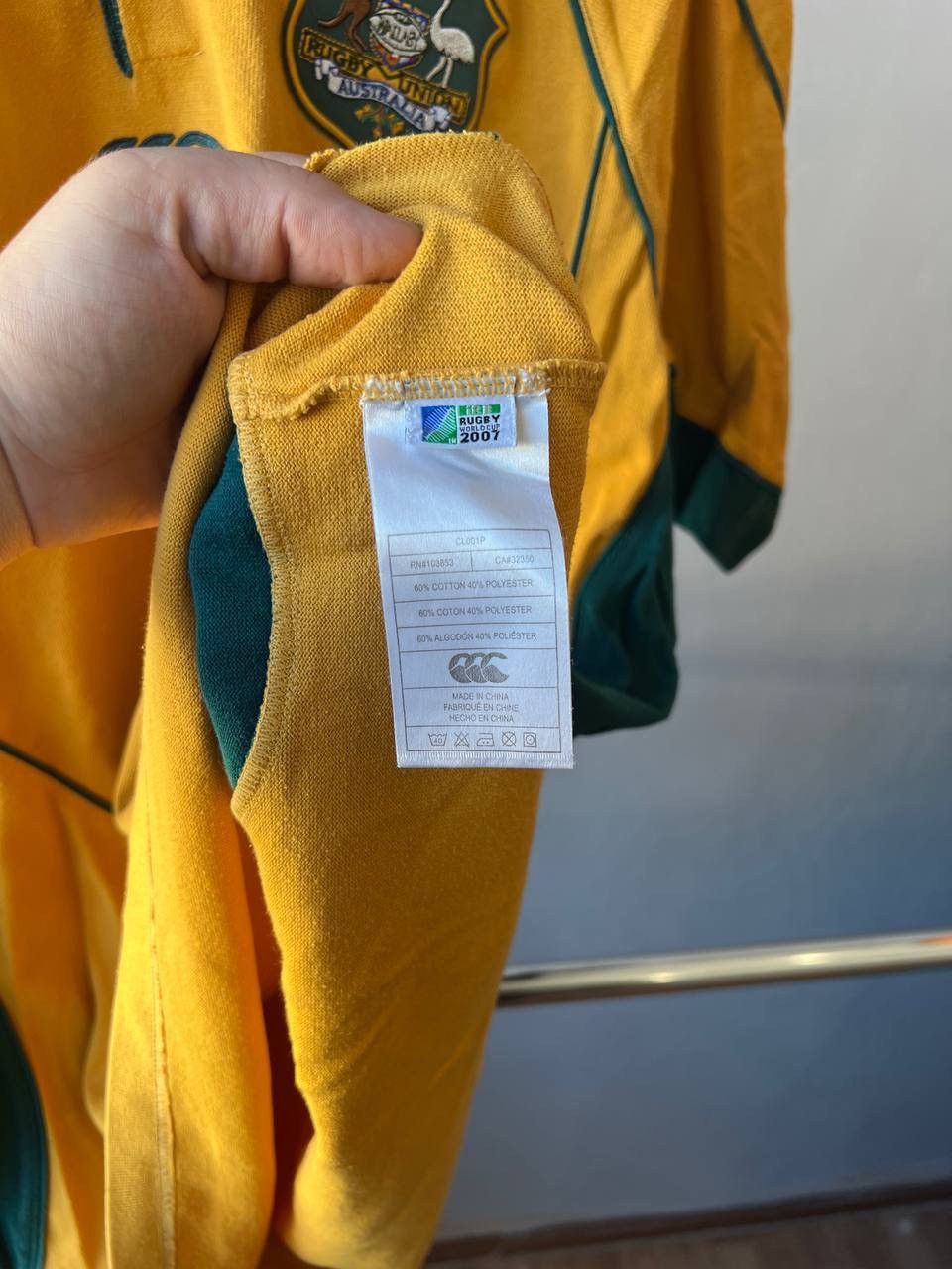 Canterbury of New Zealand 2007 AUSTRALIA RUGBY UNION RARE SHIRT JERSEY SIZE XL MENS Size US XL / EU 56 / 4 - 8 Thumbnail