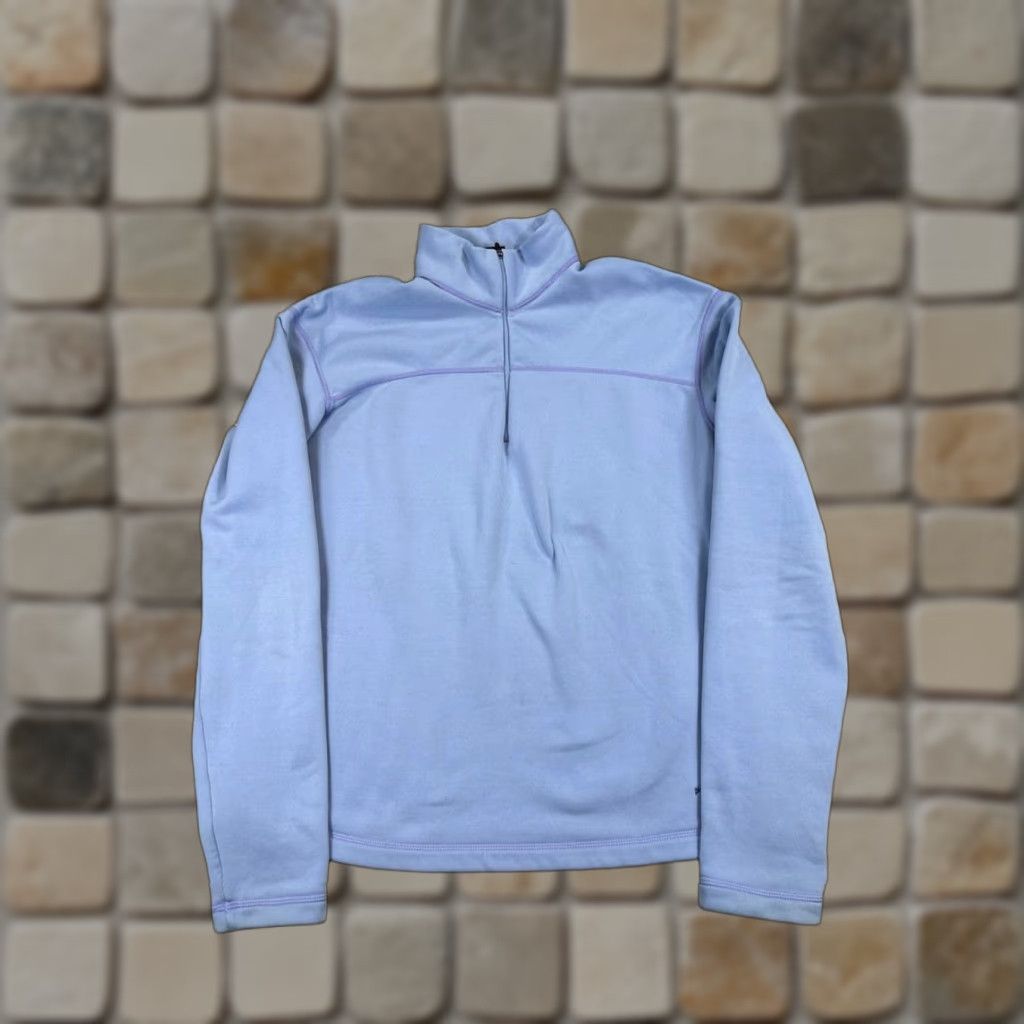 Patagonia Patagonia Capilene Ew Sweater Womens Large Blue Quarter Zip Fleece Size L / US 10 / IT 46 - 1 Thumbnail
