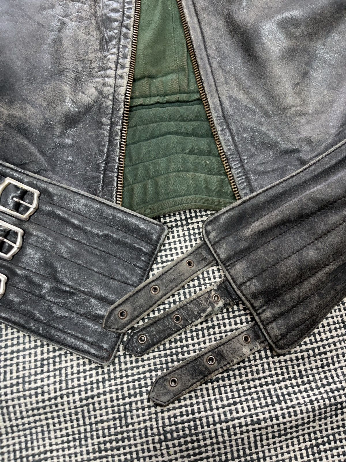 Genuine Leather 40s/50s Germany WW2 Luftwaffe motorcycle leather jacket Size US M / EU 48-50 / 2 - 10 Thumbnail