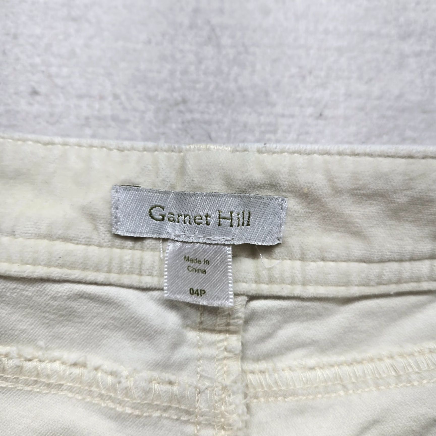 Vintage Garnet Hill Pants Chino Beige Adult Women Size 4 Petite Size 27" / US 4 / IT 40 - 3 Thumbnail