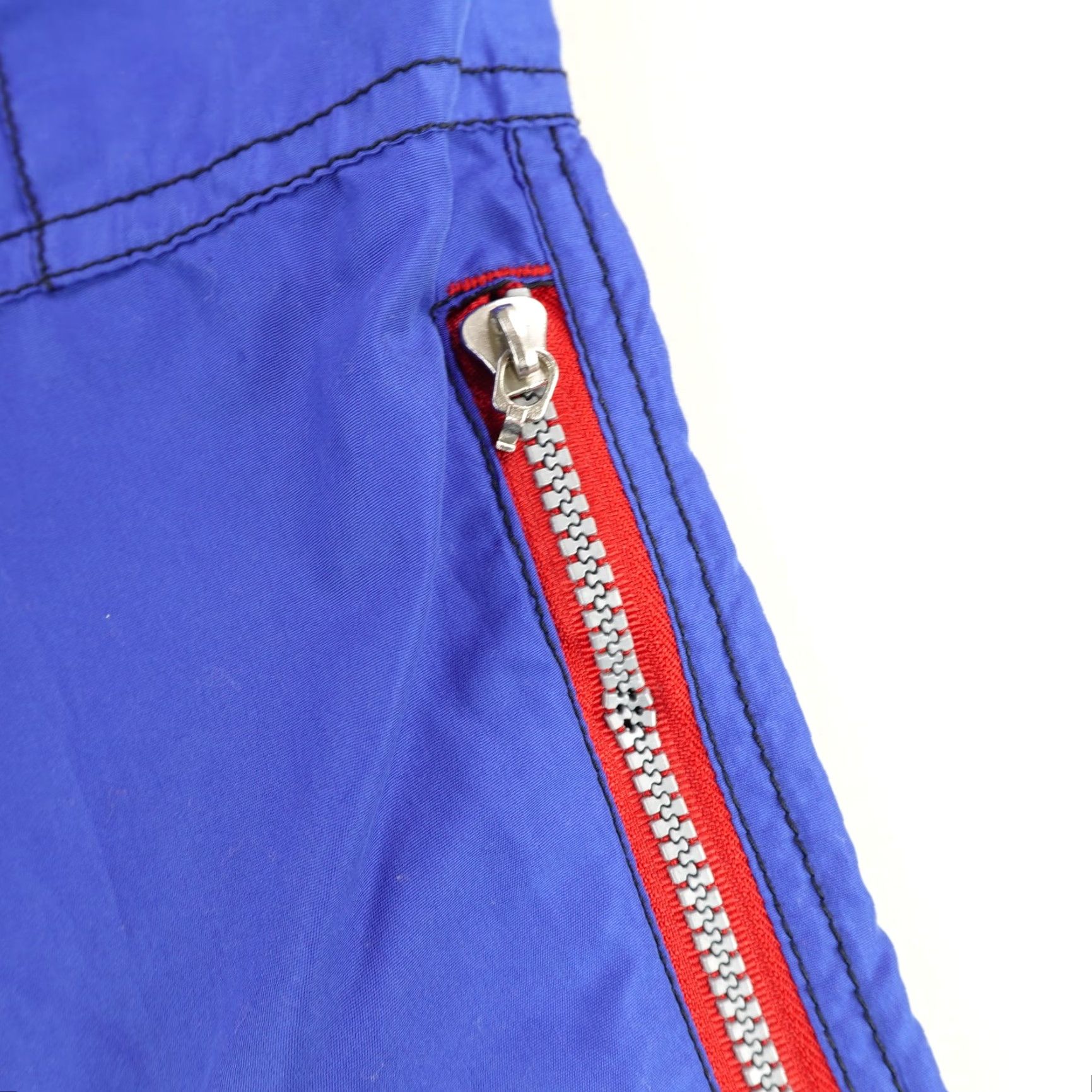 Fubu Vintage FUBU Pants Mens Large Blue Cargo Baggy Windbreaker Sports Loose Y2K 90s Size US 33 - 5 Thumbnail