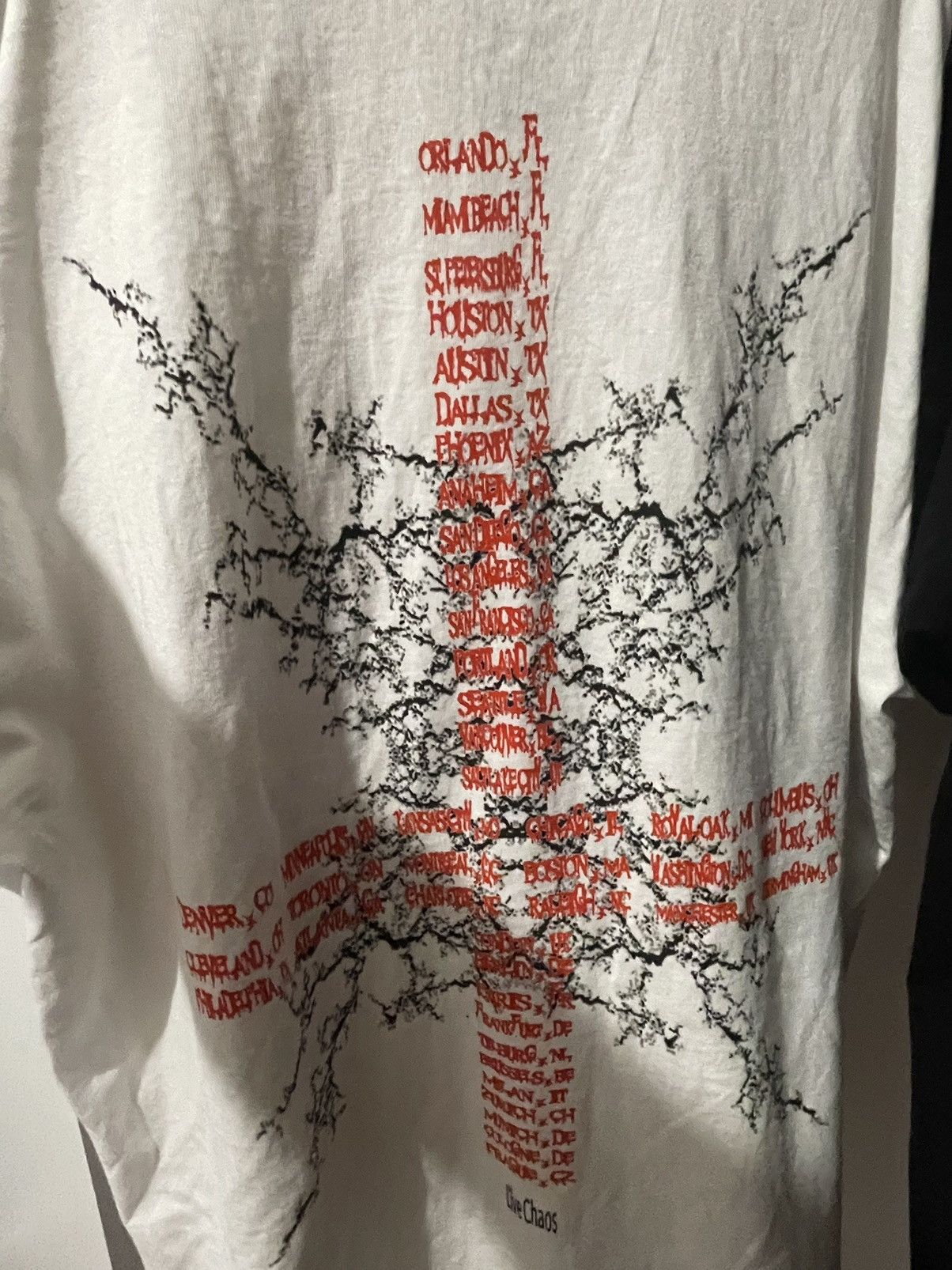 Ken Carson × Vintage ken carson agc tour blood tee upside down cross merch Size US XXL / EU 58 / 5 - 2 Thumbnail