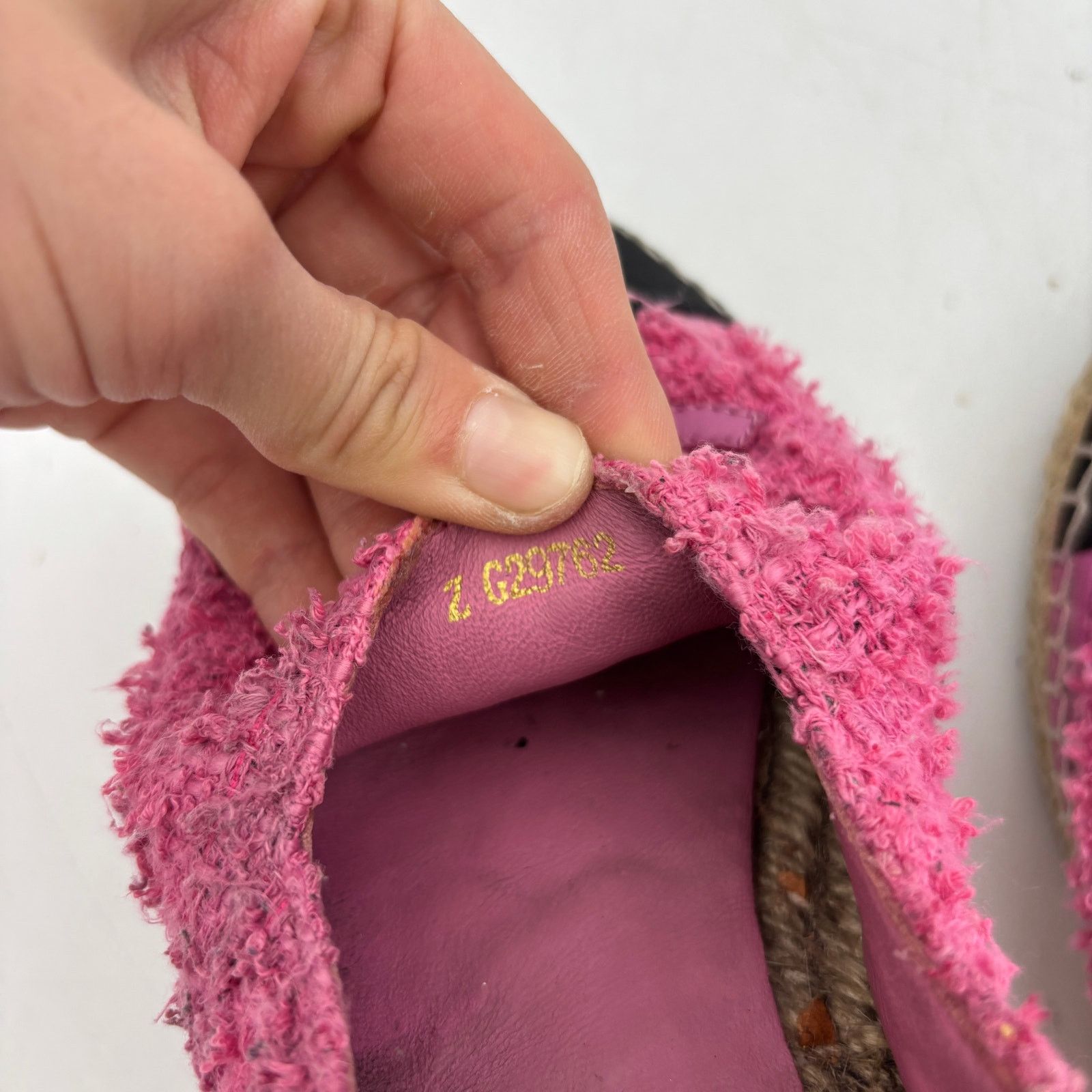 Chanel Chanel CC Pink Tweed Espadrilles Cap Toe Women's 39 US 8 Size US 8 / IT 38 - 10 Thumbnail