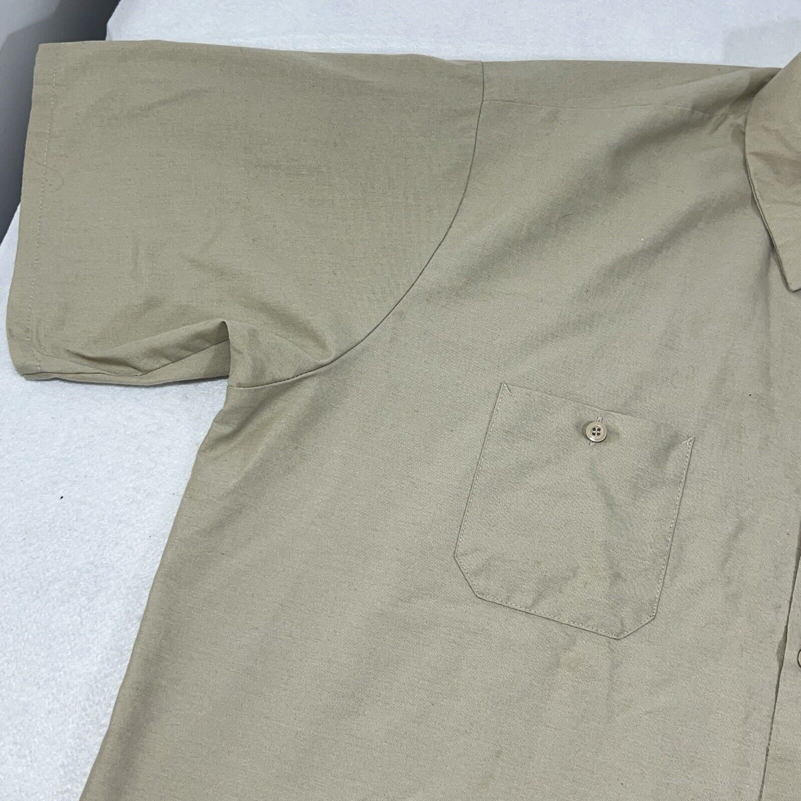 Disney Disney Worldwide 4XL Cast Member Brown Button Shirt Size US XXL / EU 58 / 5 - 5 Thumbnail