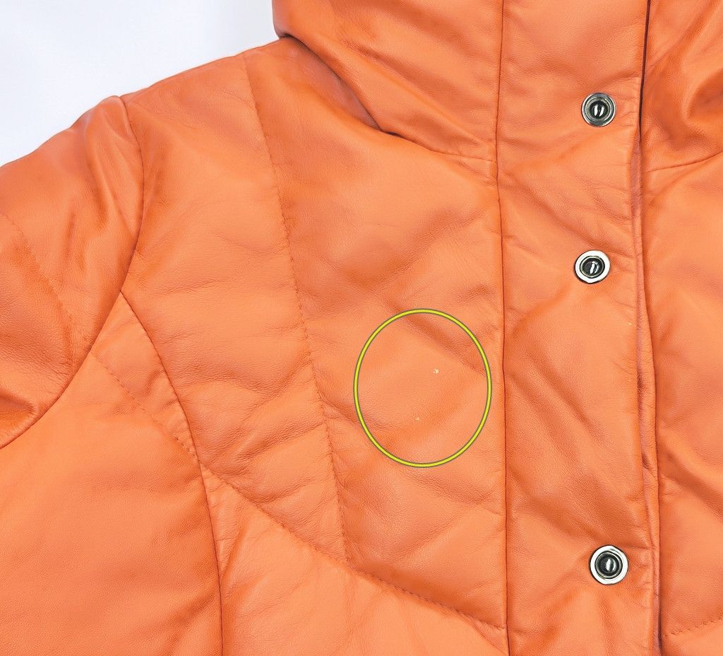 Leather YH KIM lamb skin orange leather puffer jacket Size M / US 6-8 / IT 42-44 - 9 Thumbnail