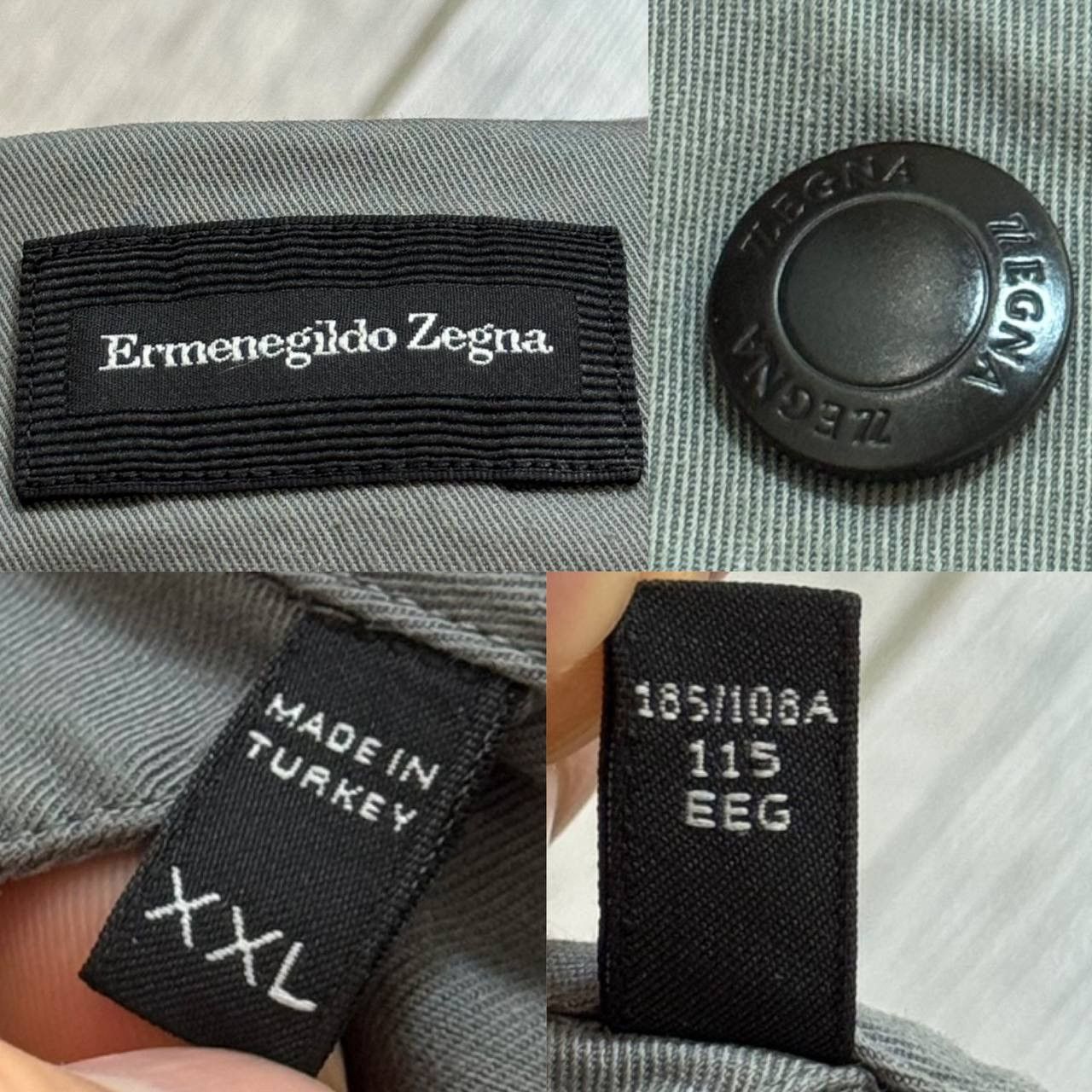 Ermenegildo Zegna Ermenegildo Zegna Two Pocket Work Jacket Size US XXL / EU 58 / 5 - 6 Thumbnail