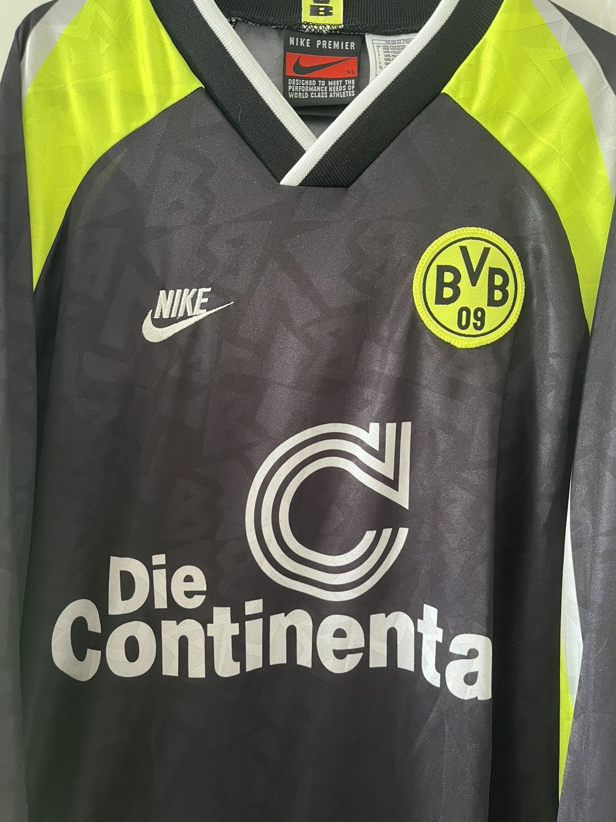BVB nike 1995/1996 wyjazdowa vintage — zdjęcie 2