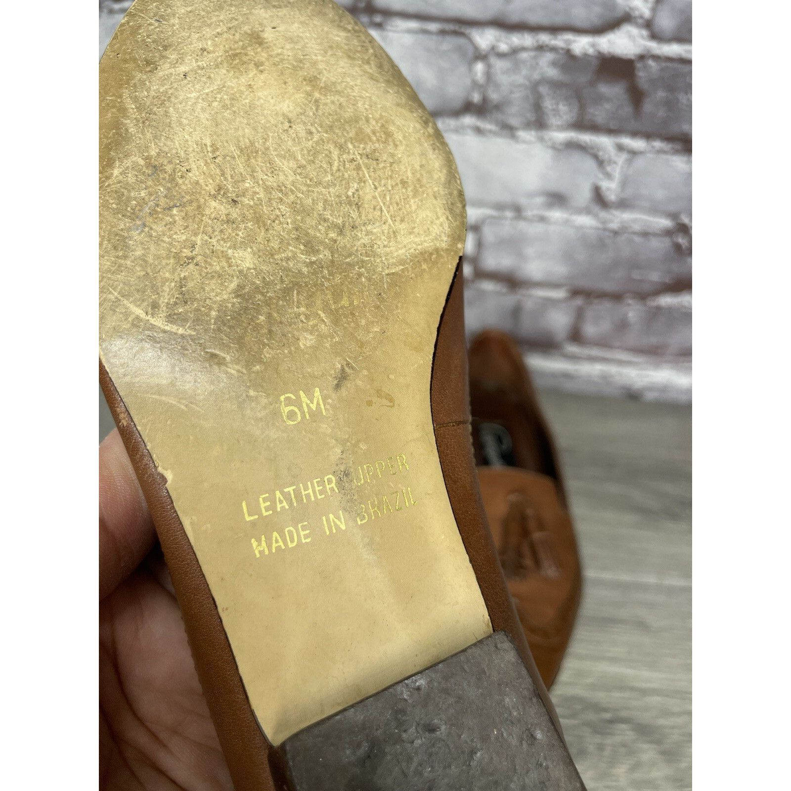 Other Cappagallo Brown Leather Wingtip Tassel Loafer Shoes Women S Size US 6 / IT 36 - 17 Thumbnail