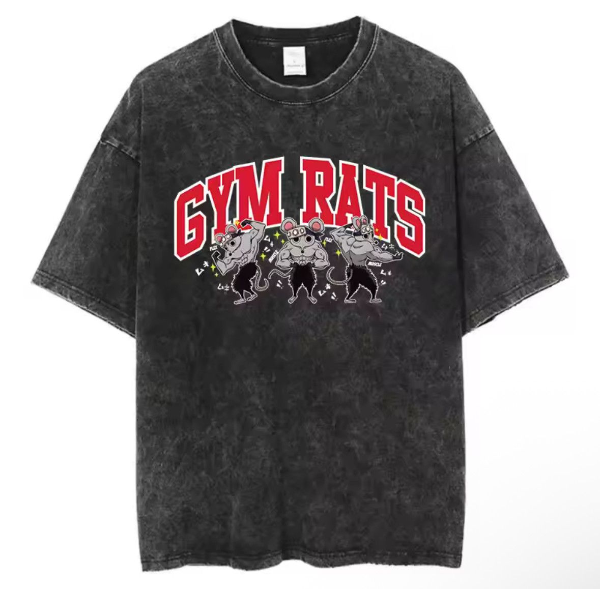 Other Hip Hop Vintage Demon Gym Rats Graffiti Washed T-Shirt Size US M / EU 48-50 / 2 - 1 Thumbnail