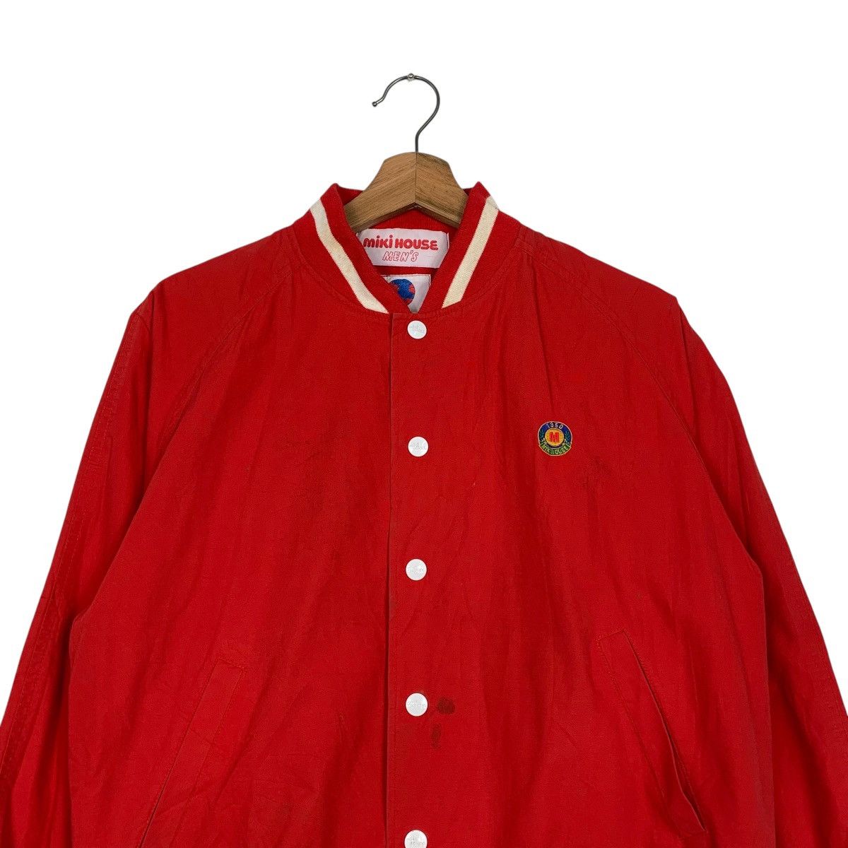 Japanese Brand Miki House Country Big Logo Varsity Jacket Size US M / EU 48-50 / 2 - 3 Thumbnail