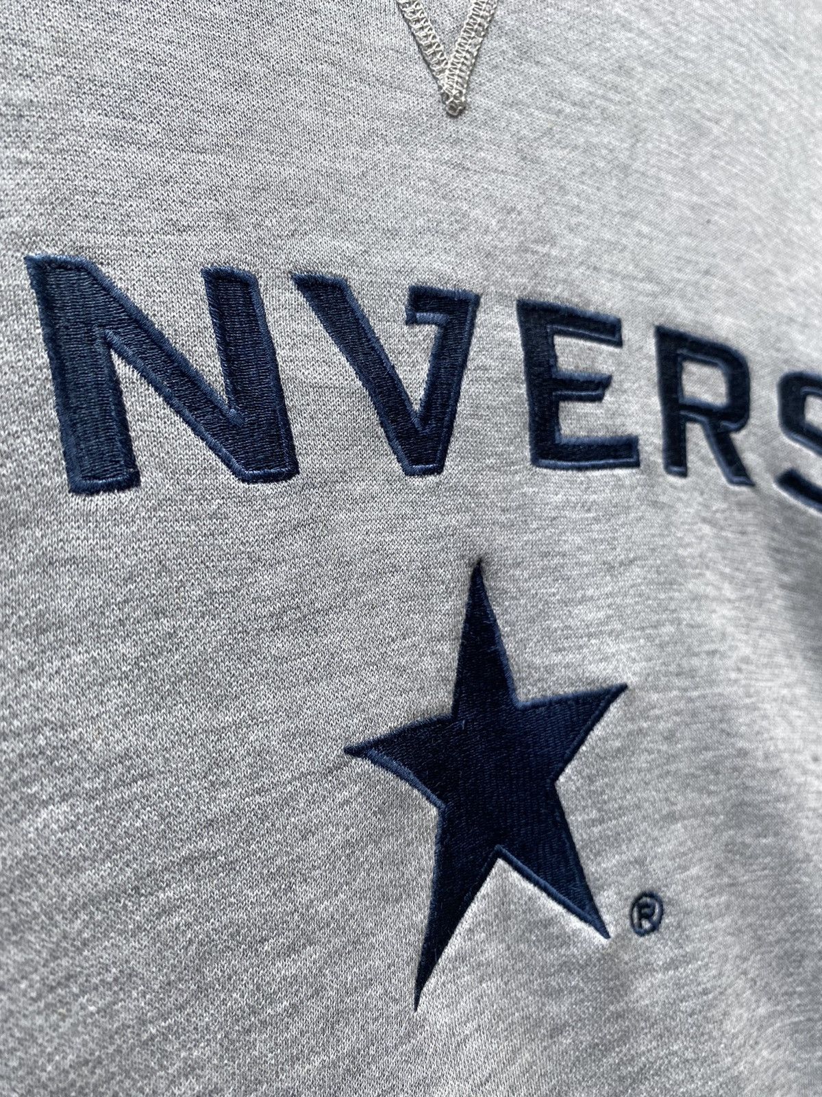Converse × Vintage Vintage Converse Sweatshirt Big Spell Out Embroidery Size US L / EU 52-54 / 3 - 6 Thumbnail