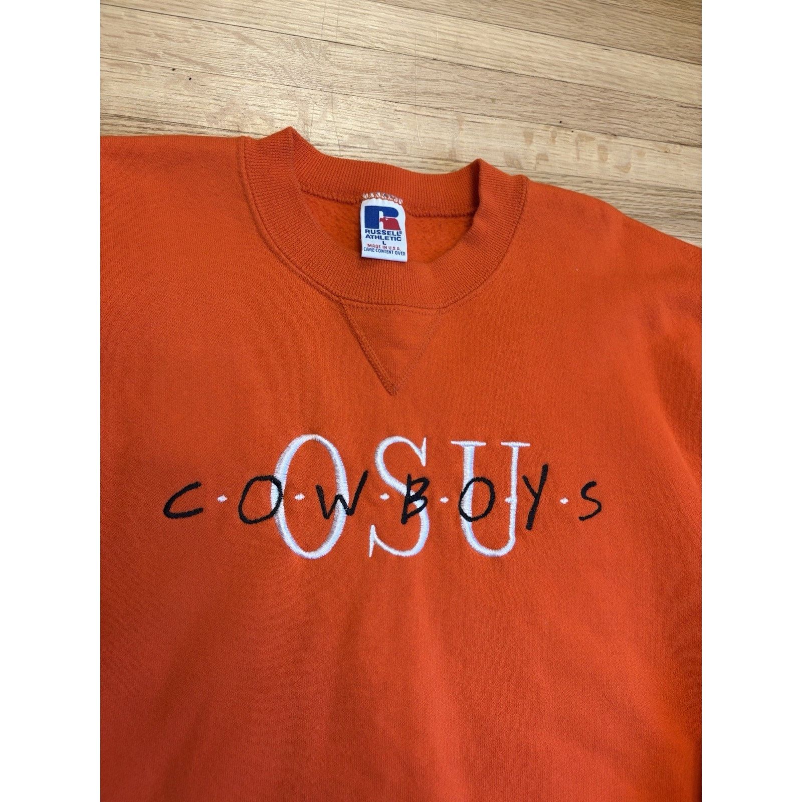 Russell Athletic Oklahoma State OSU Cowboys Vtg Sweatshirt 90s Russell L Size US L / EU 52-54 / 3 - 2 Thumbnail